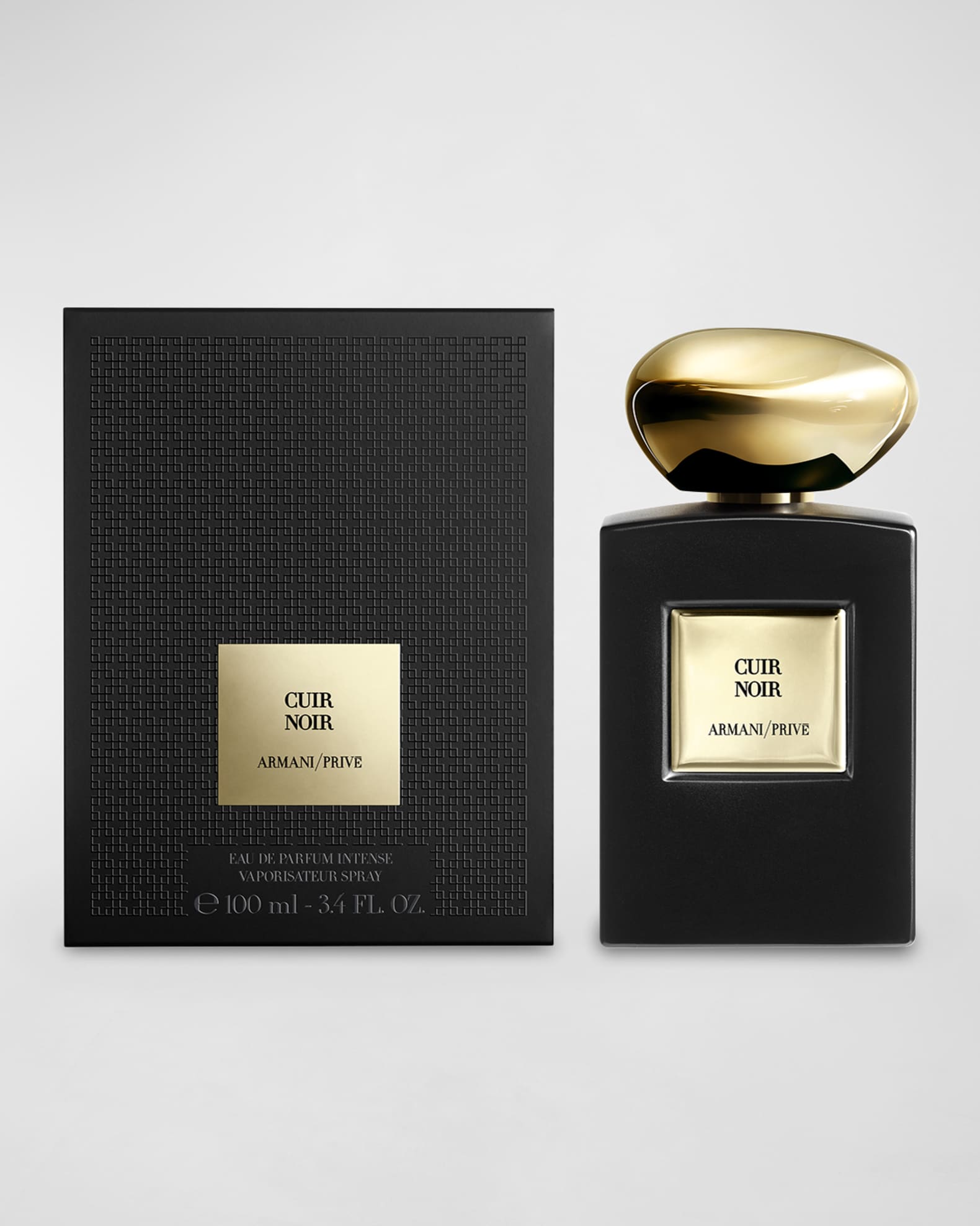 Armani prive cuir noir price best sale