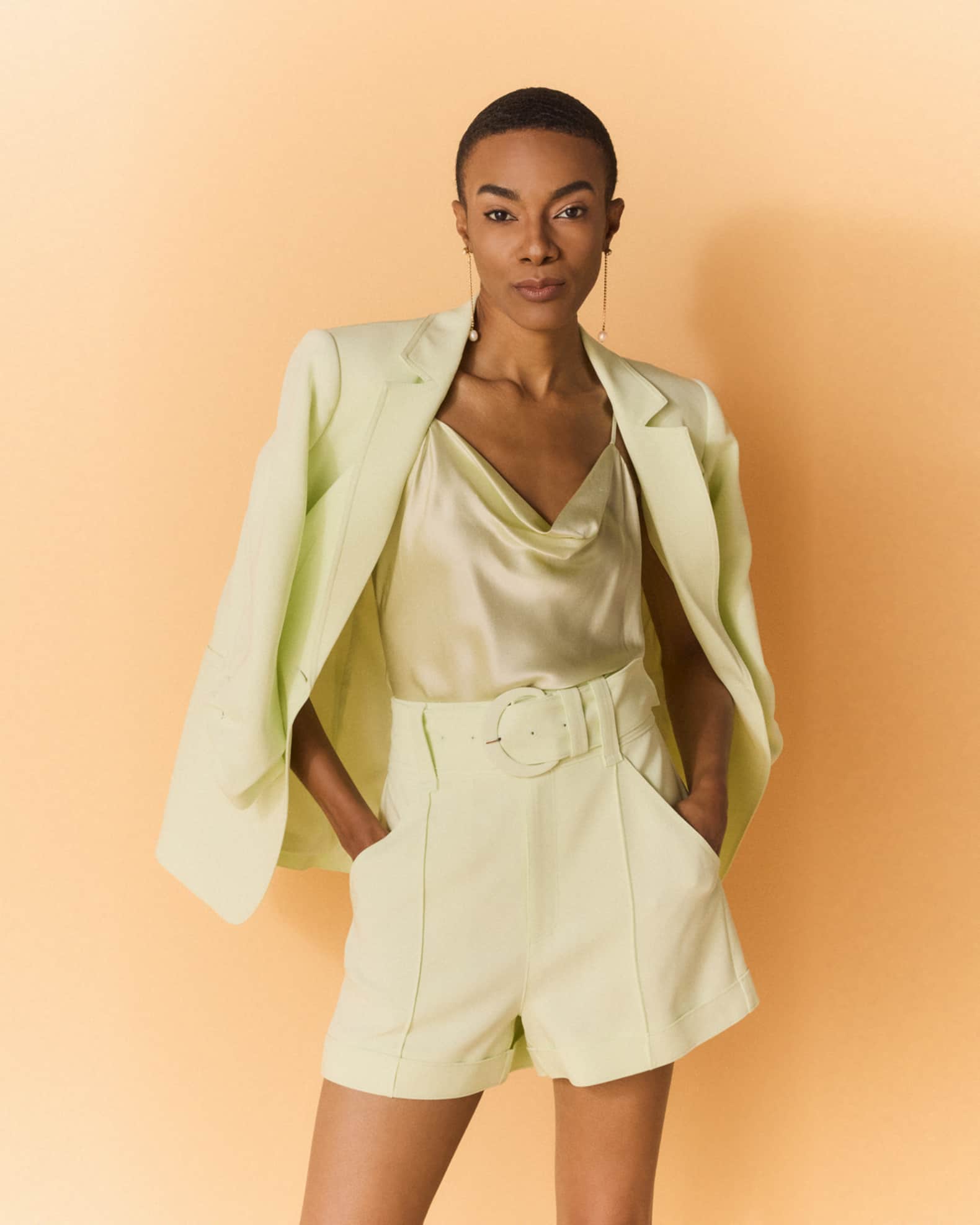 Cinq a Sept Marta Cowl-Neck Silk Camisole | Neiman Marcus