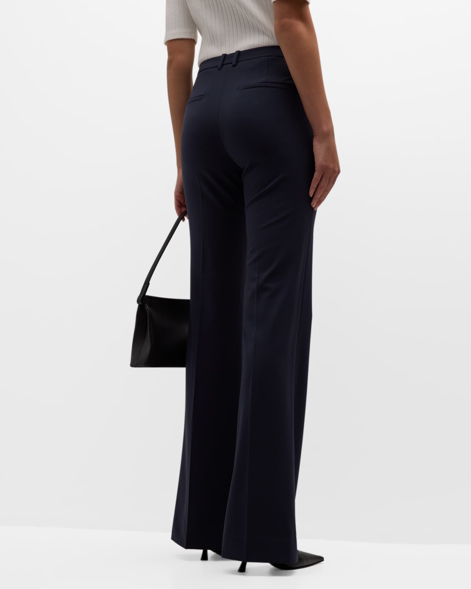Theory Demitria Good Wool Suiting Pants | Neiman Marcus