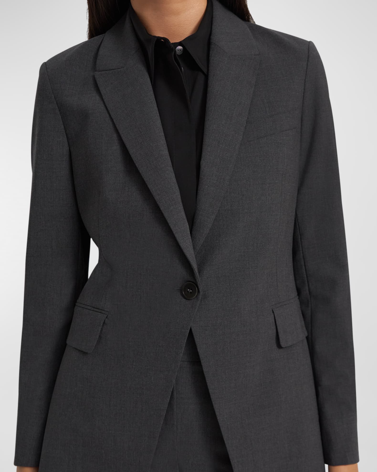 Theory good wool blazer outlet