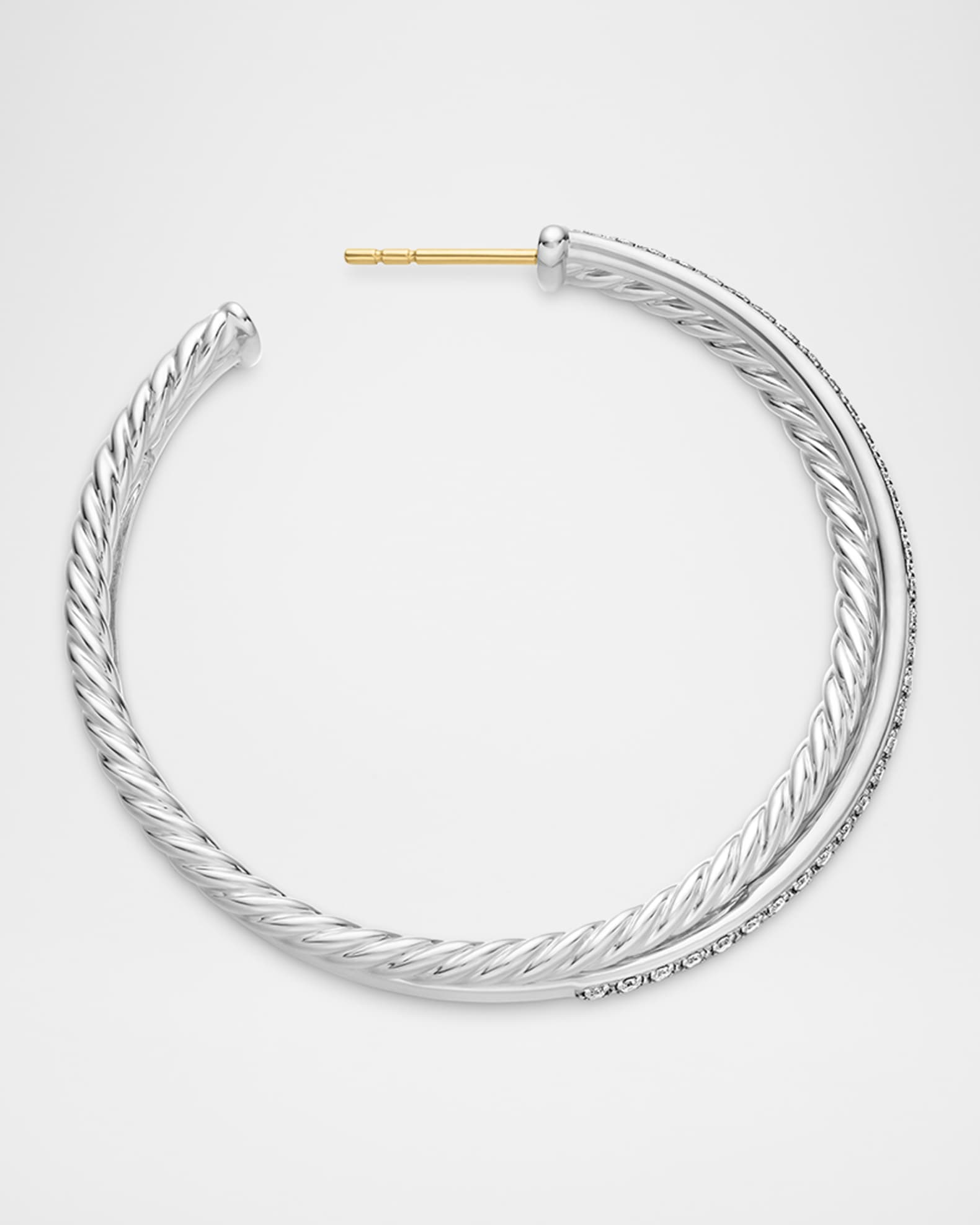 David yurman large hoop earrings sales