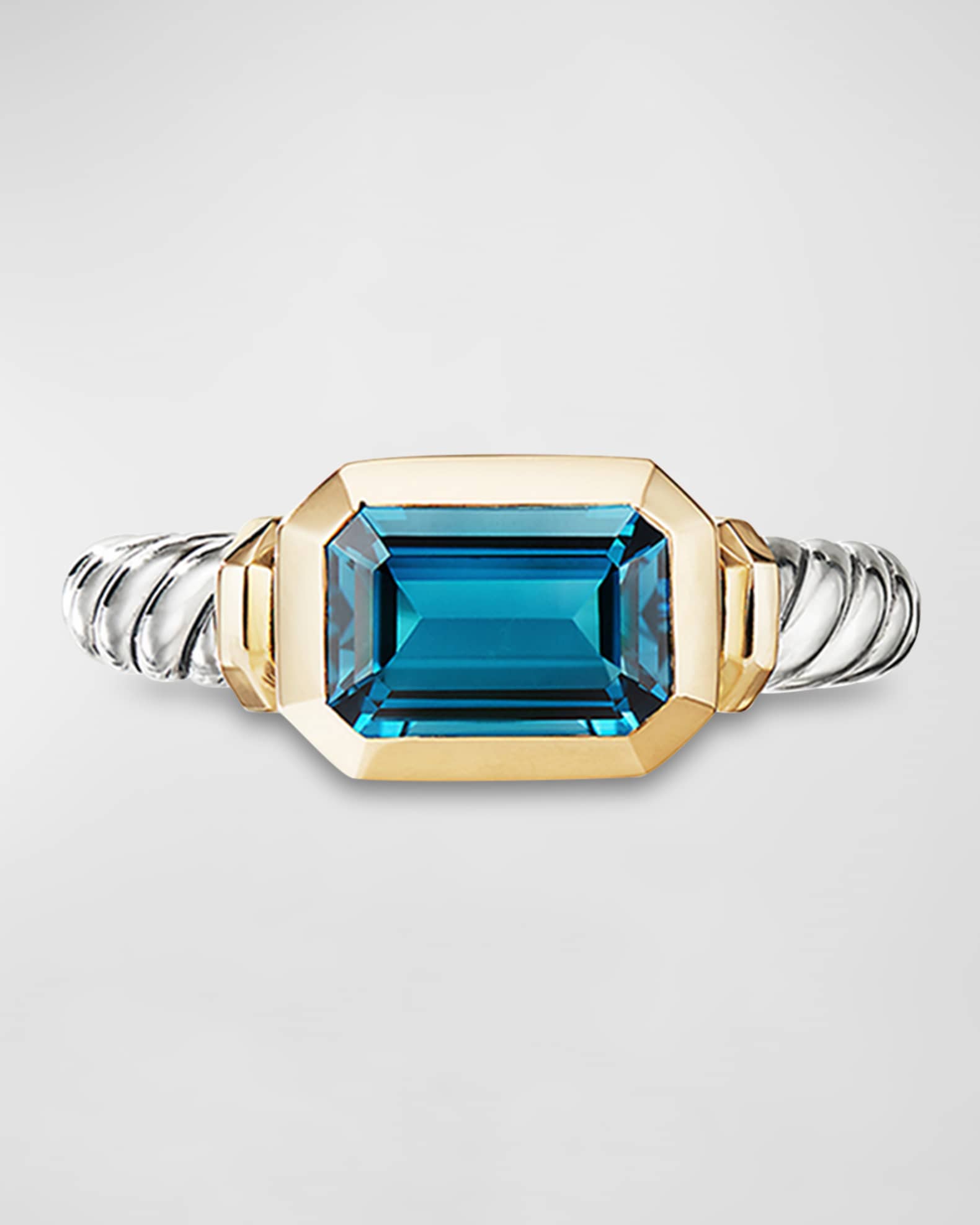 David Yurman Novella Stone Ring w/ 18k Gold Neiman Marcus