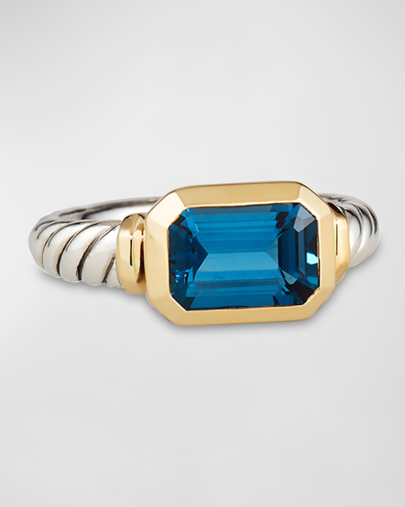David Yurman Novella Stone Ring w/ 18k Gold Neiman Marcus