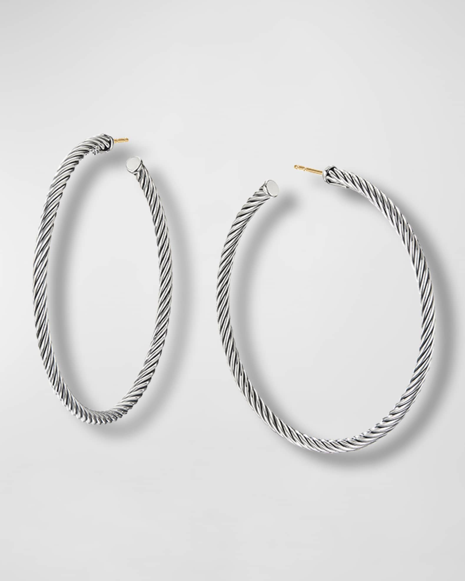 David Yurman Cablespira Hoop Earrings, 2