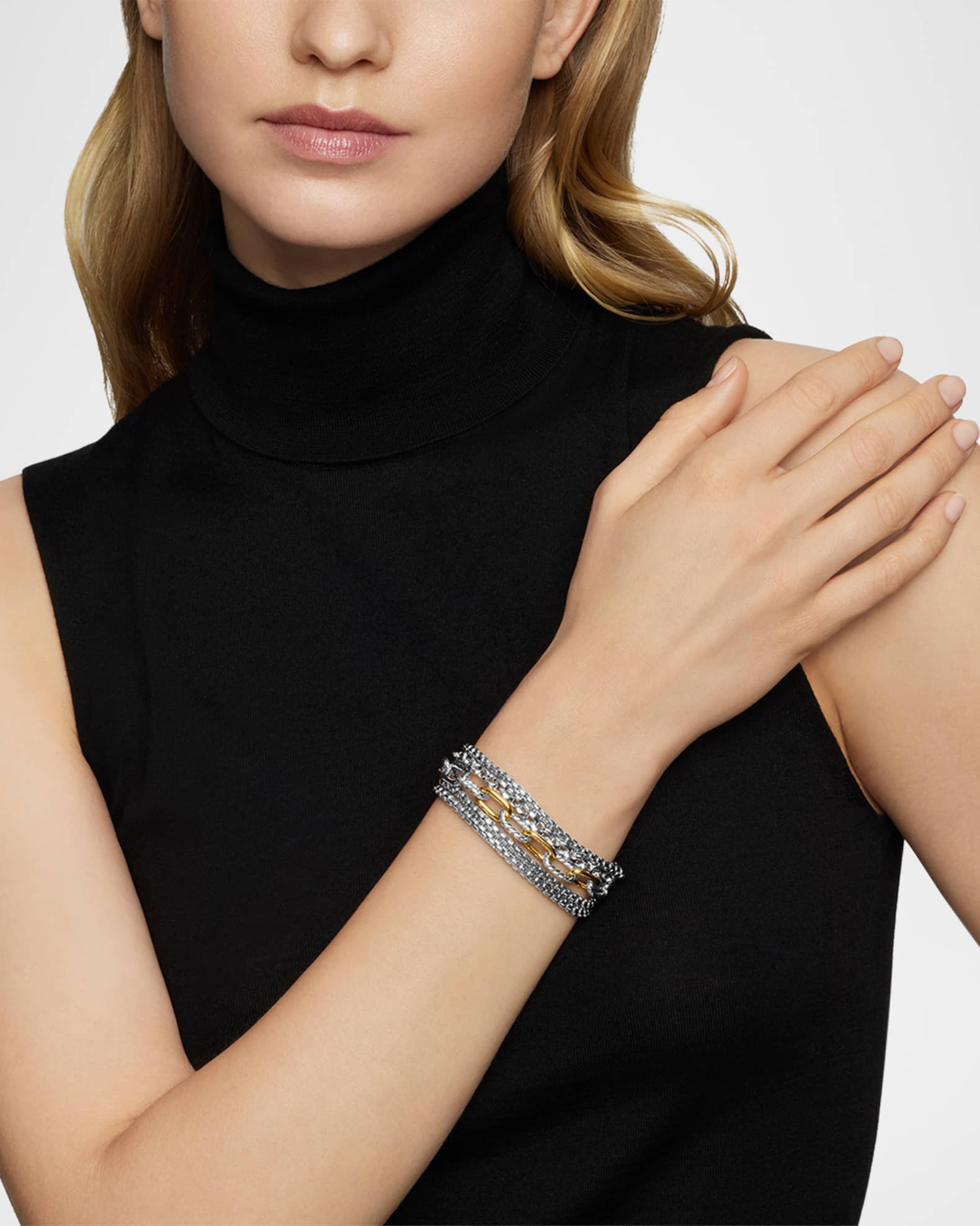 David yurman multi row chain bracelet shop