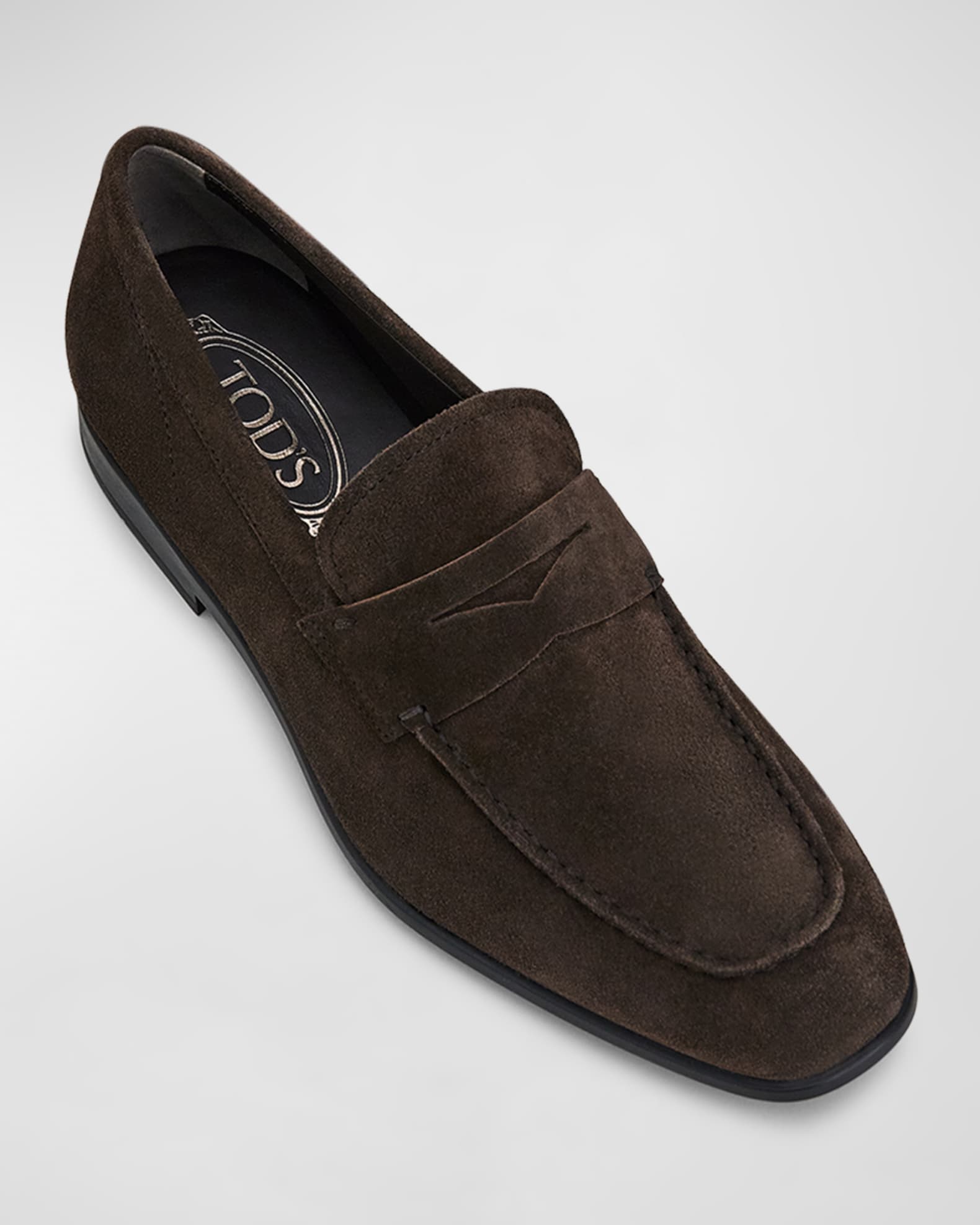 Men's Moccasino Suede Penny Loafers 1