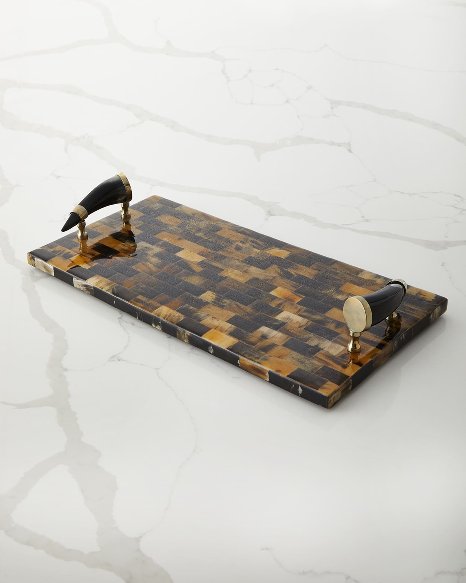 Horn Veneer Large Serving Board 0