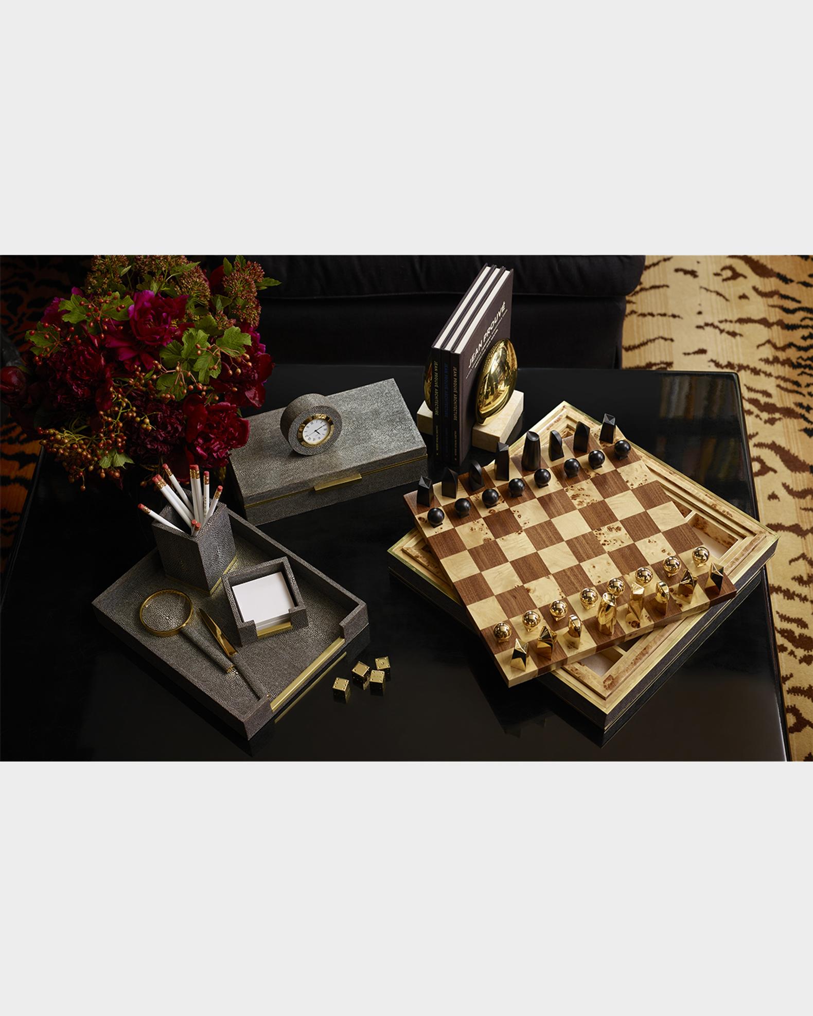 AERIN Faux Shagreen Paper Tray | Neiman Marcus