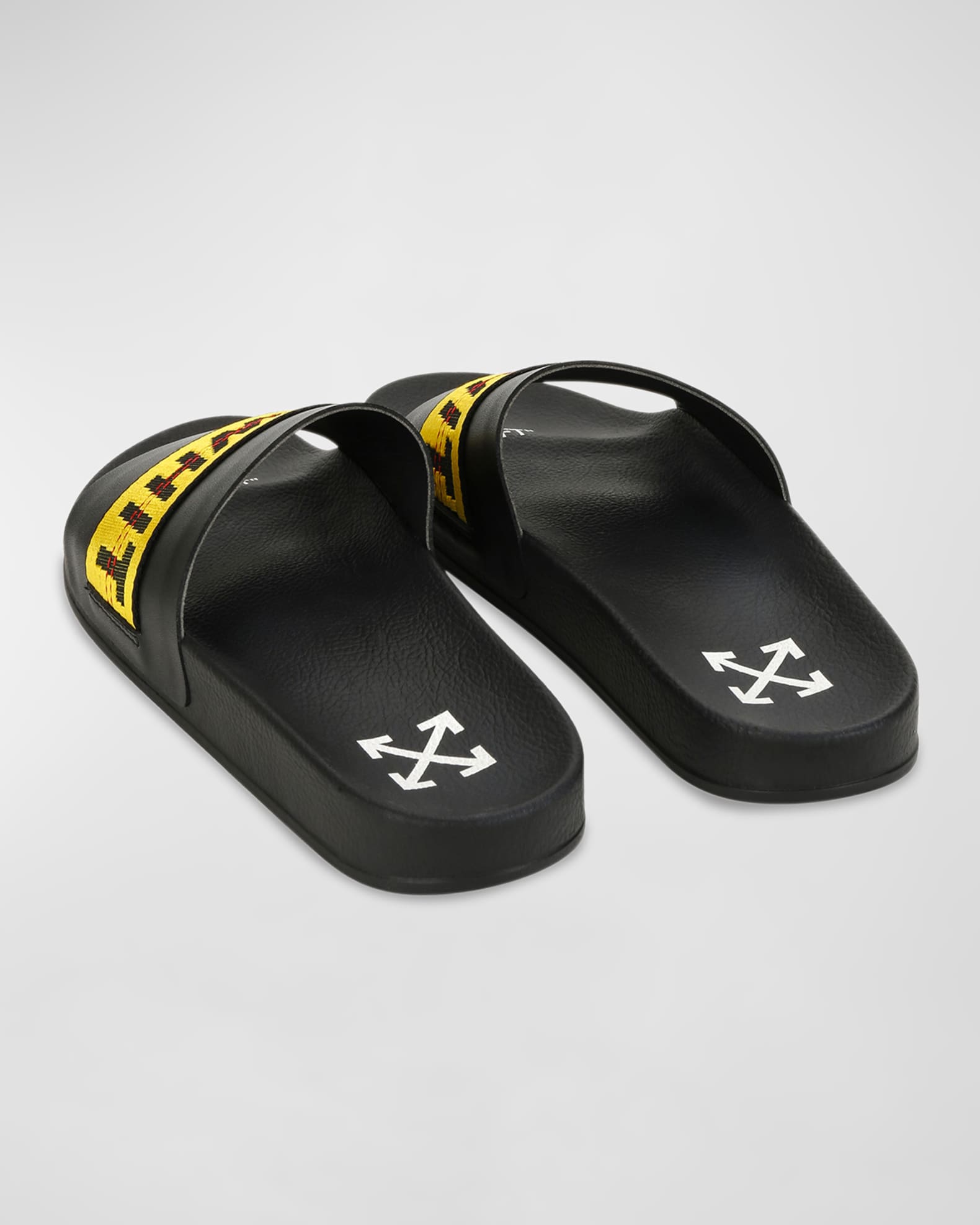 Off white slippers men cheap