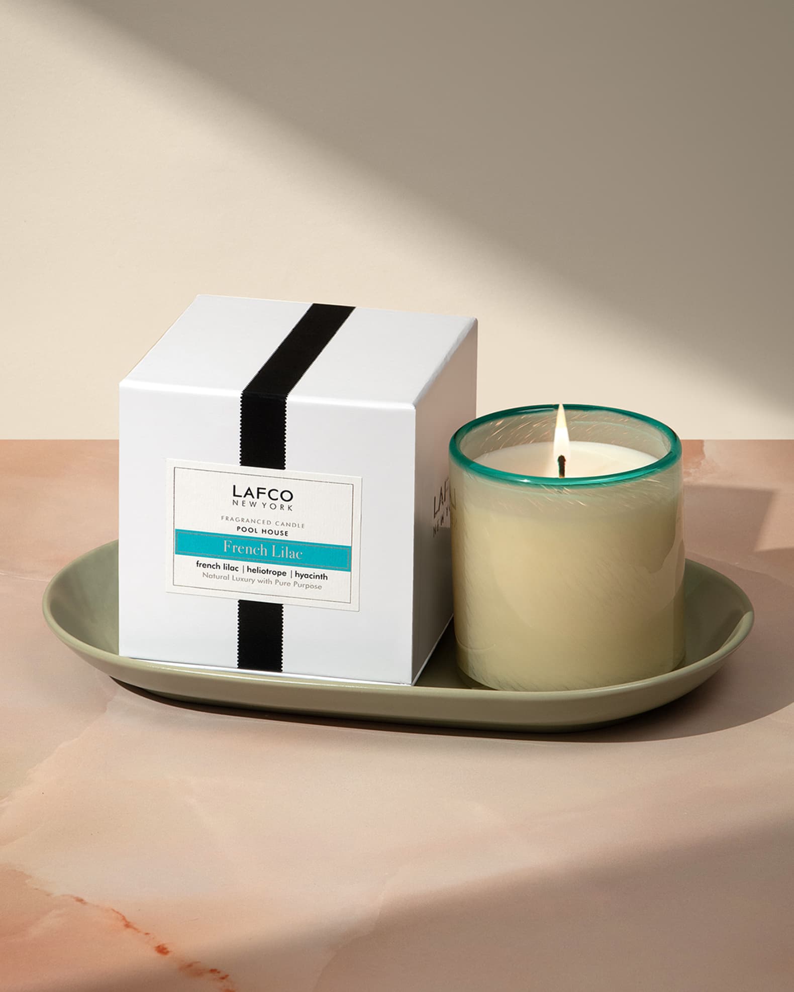 LAFCO New York French Lilac Signature 15.5oz Candle Neiman Marcus