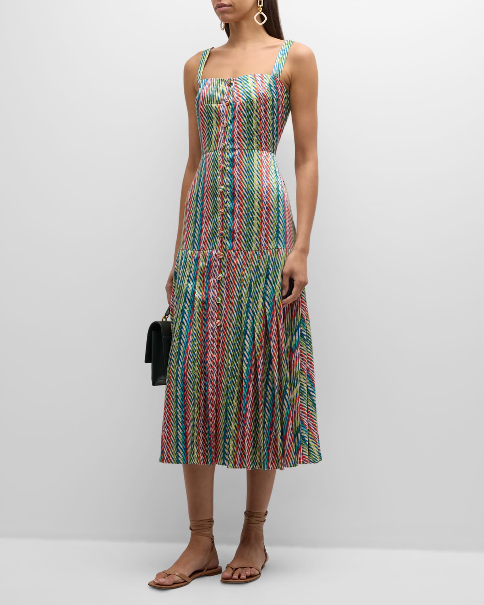 Saloni rainbow dress top