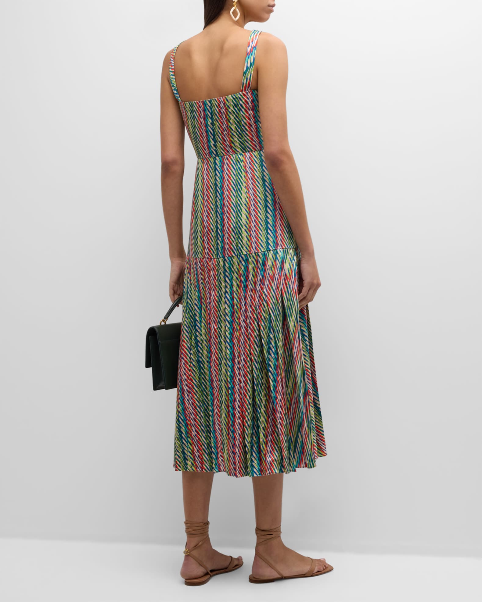 Saloni Karen Rainbow Gradient Dress Neiman Marcus