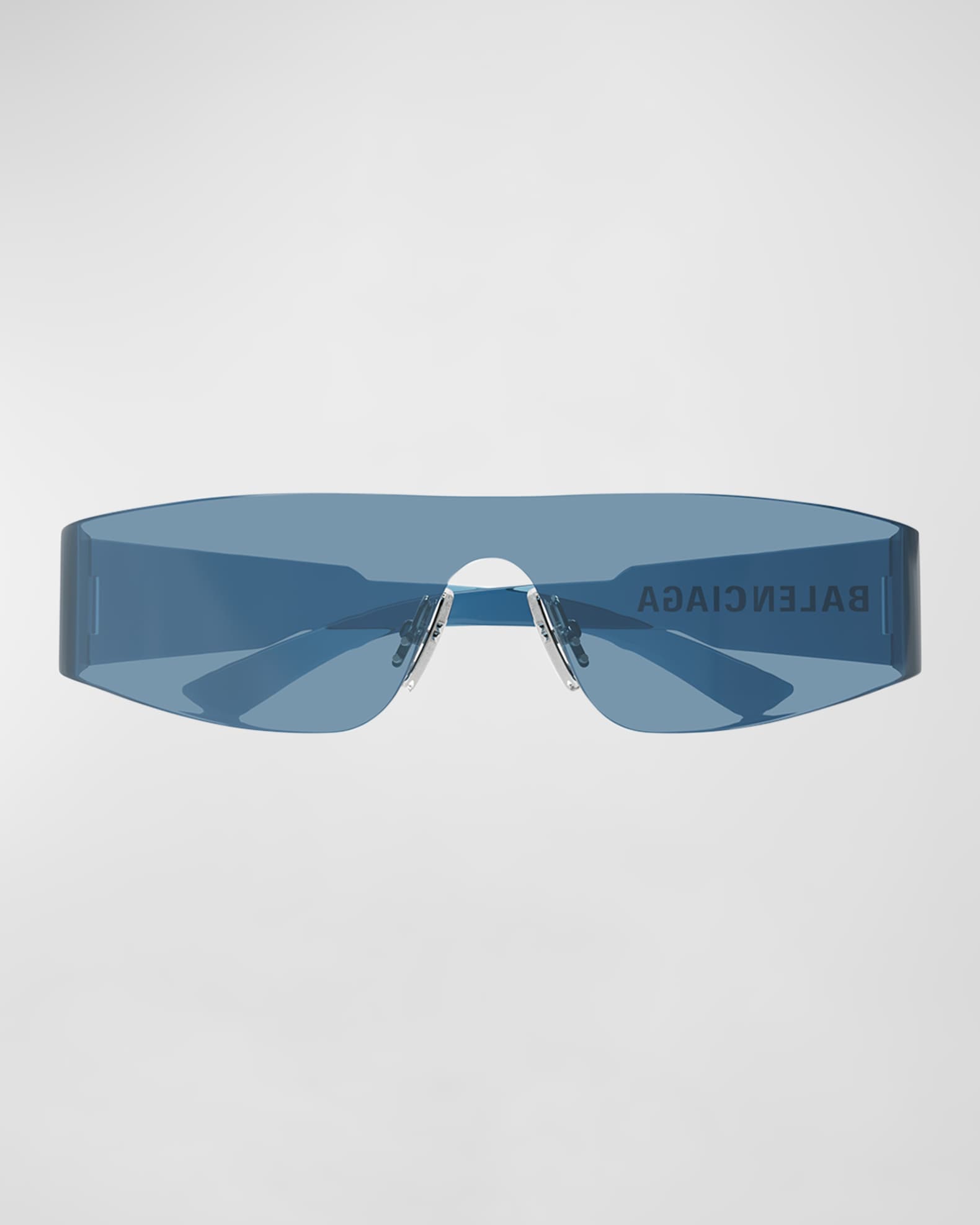 Balenciaga Shield Mirrored Sunglasses