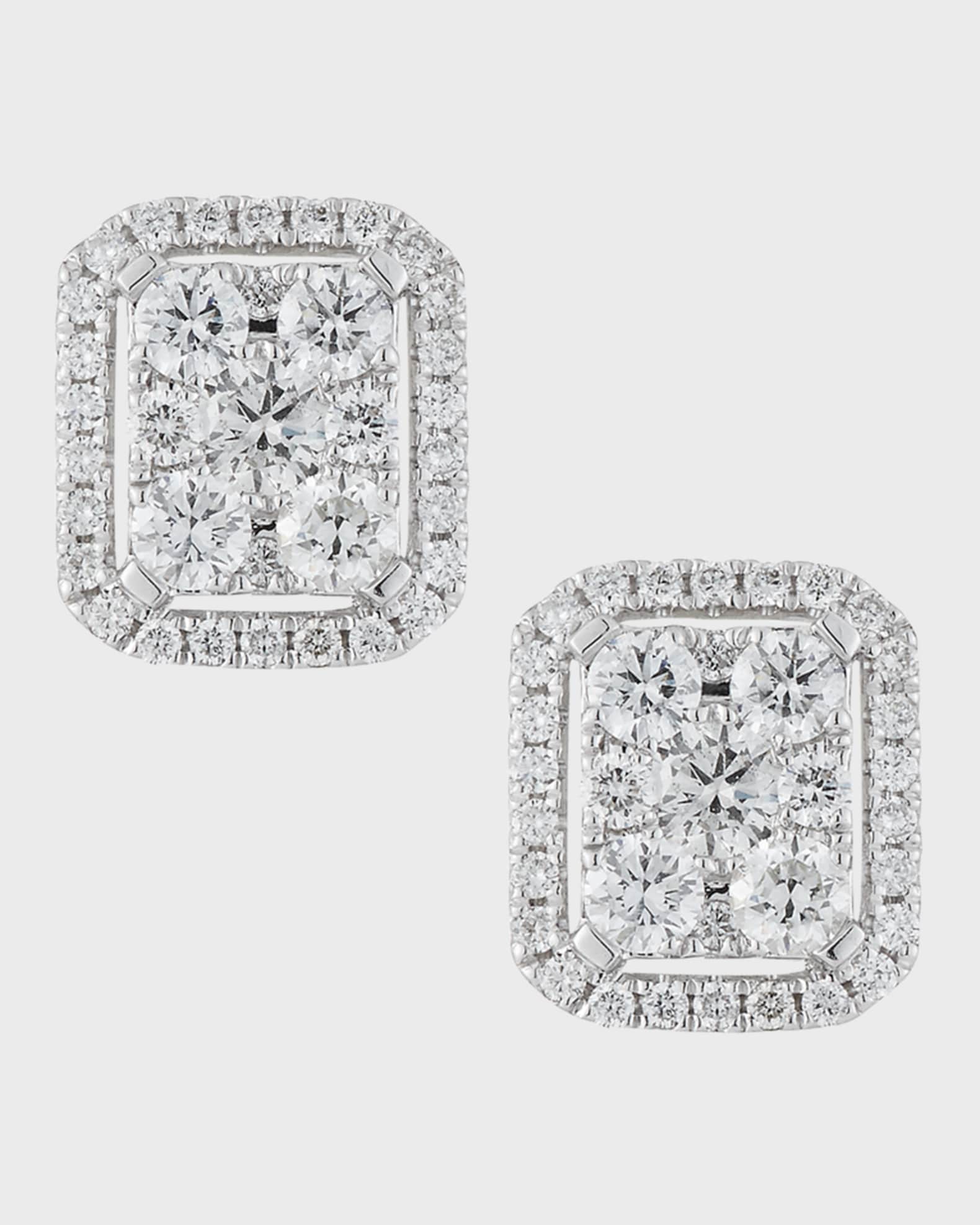 Belpearl 18k White Gold Diamond & Pearl Convertible Earrings | Neiman ...