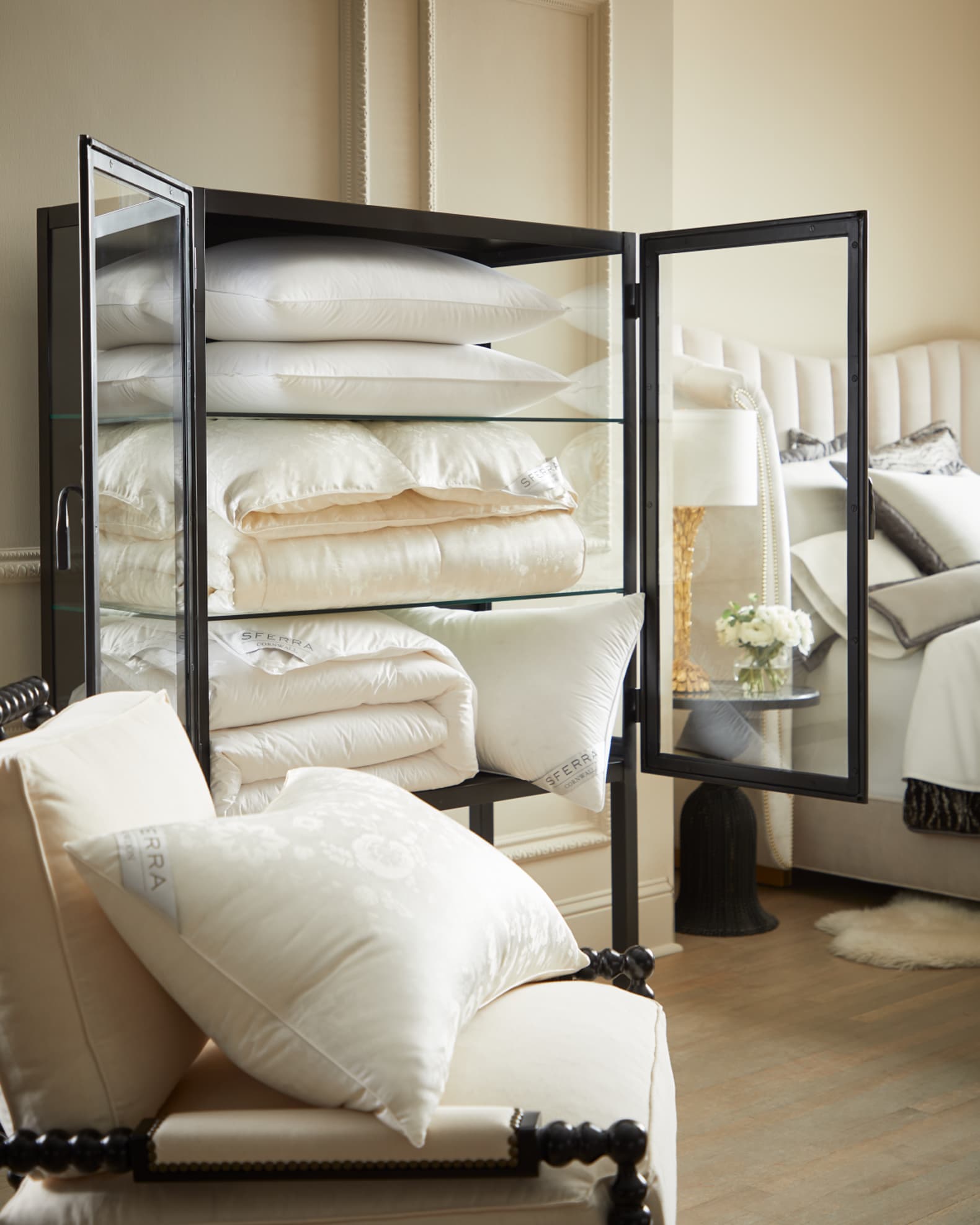 Sferra 600Fill European Down Medium Queen Pillow Neiman Marcus