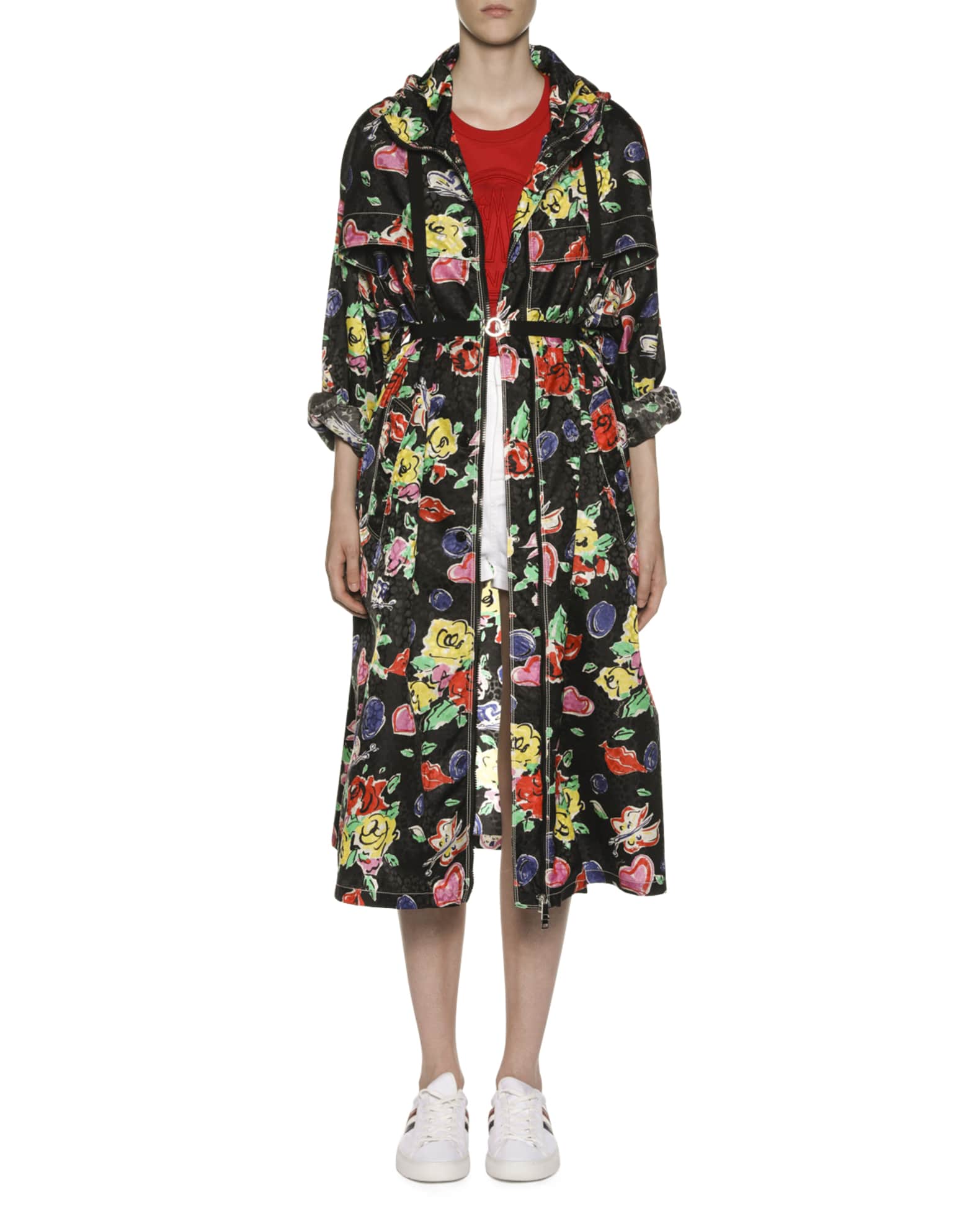 Long Heart & Flower Raincoat and Matching Items | Neiman Marcus