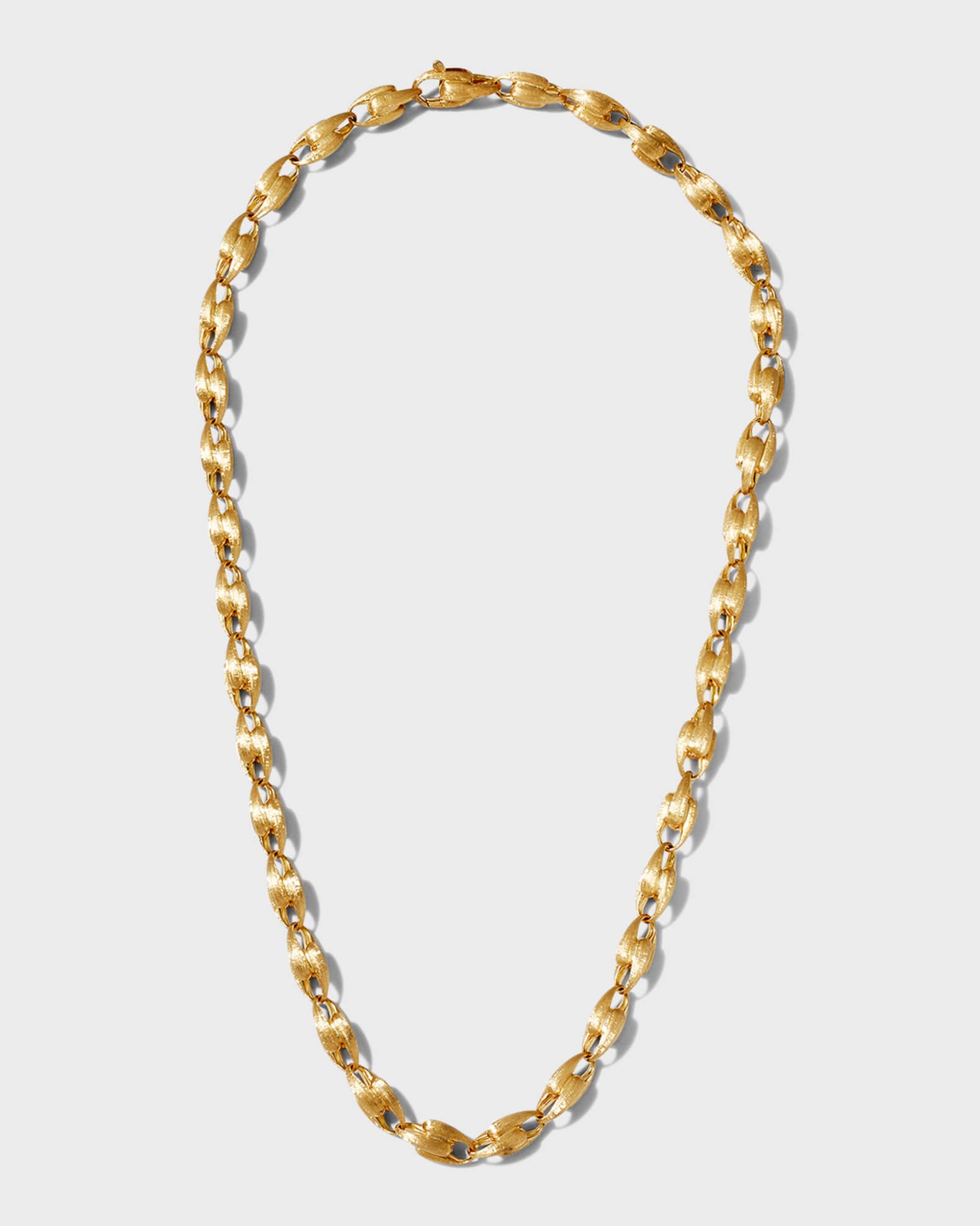Lucia 18K Short Small Link Necklace, 17.25"L 0