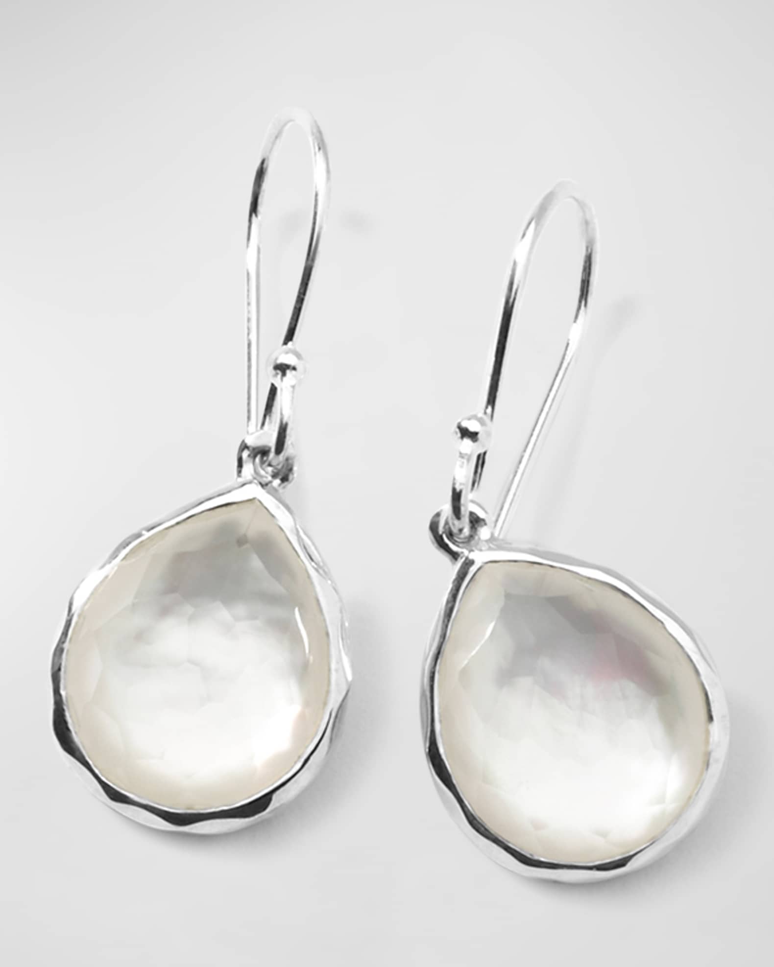 Mini Teardrop Earrings in Sterling Silver 0