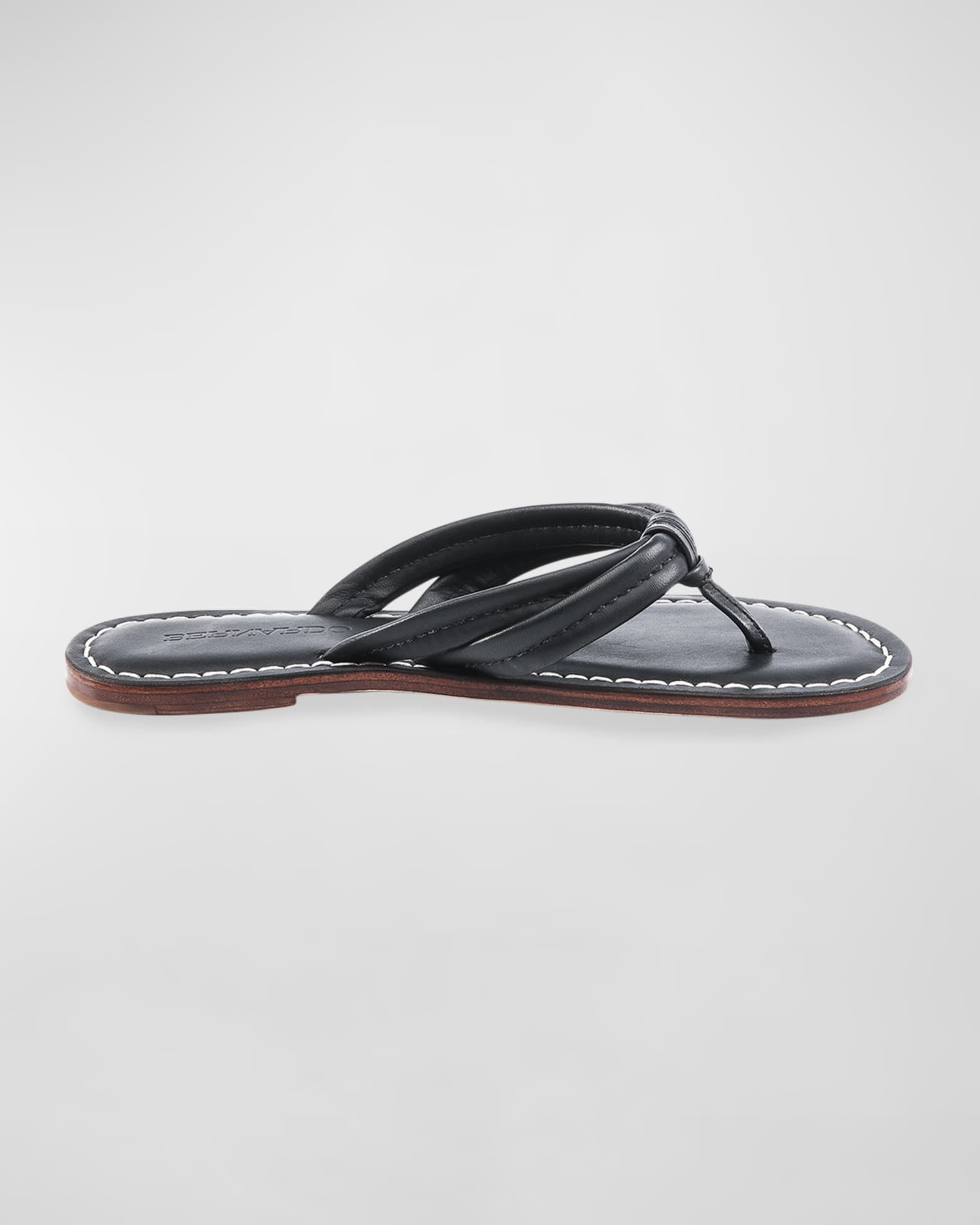 Bernardo Miami Leather Slide Sandals | Neiman Marcus