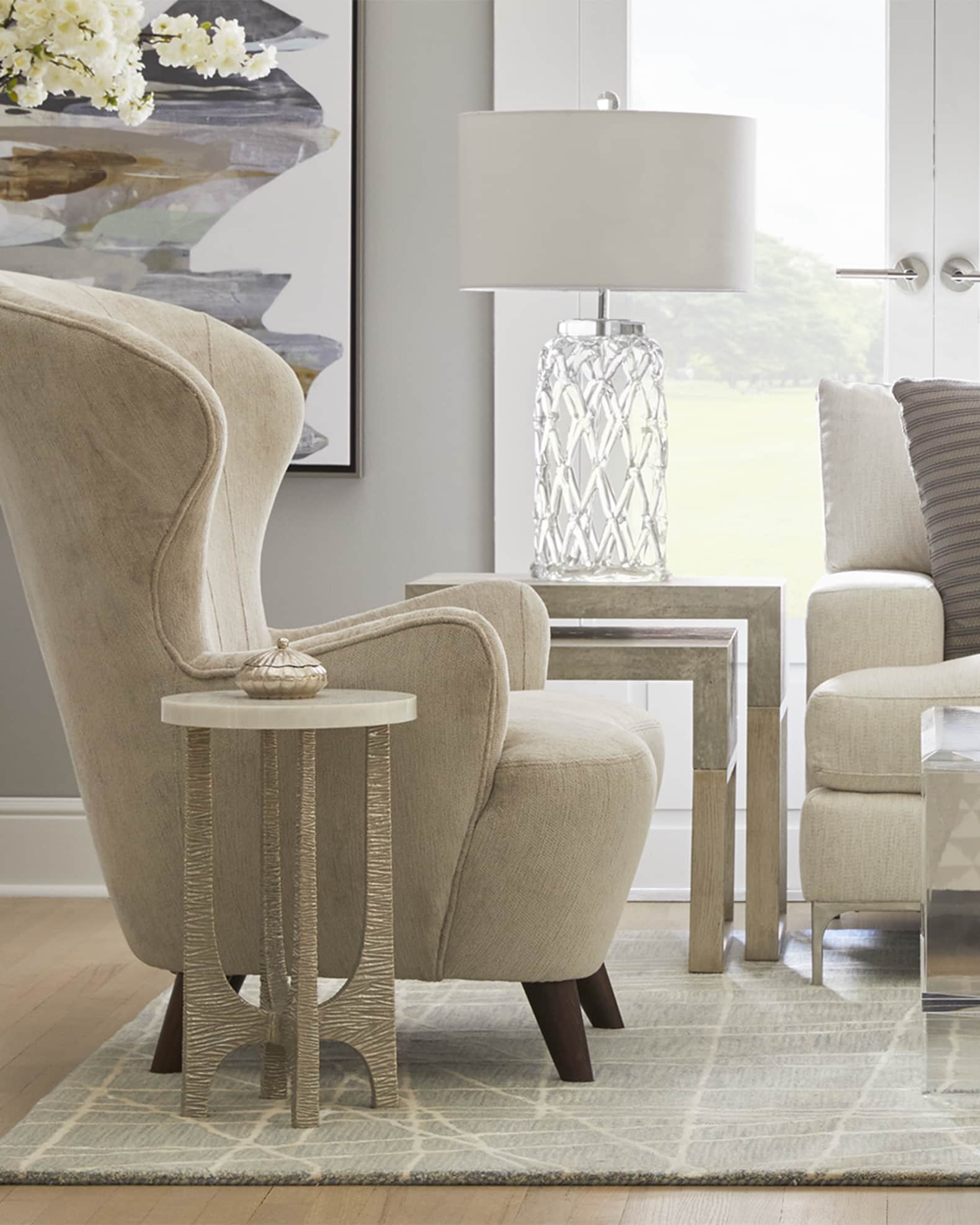 JohnRichard Collection Piazza Nesting Tables Neiman Marcus