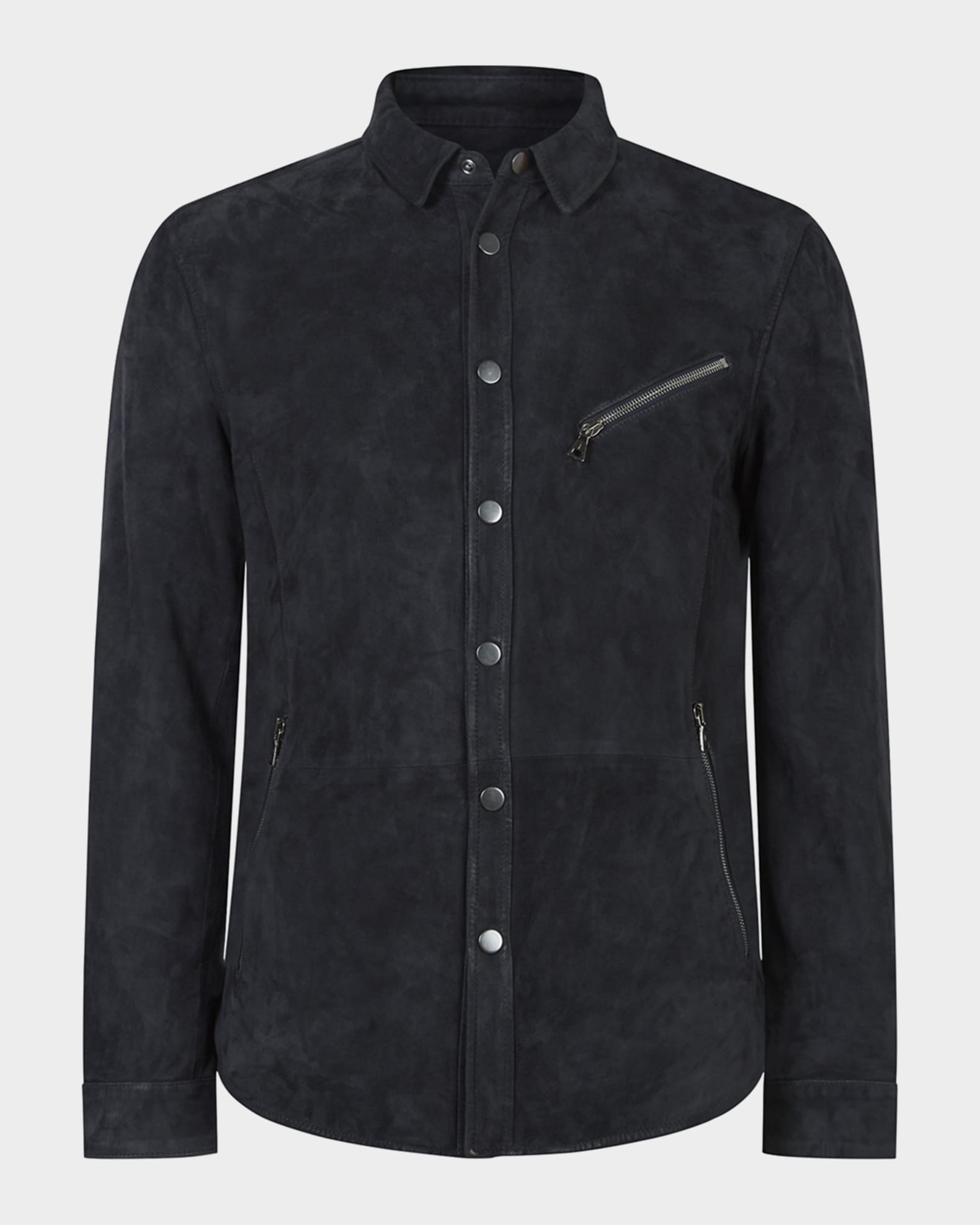 John varvatos suede shirt jacket clearance