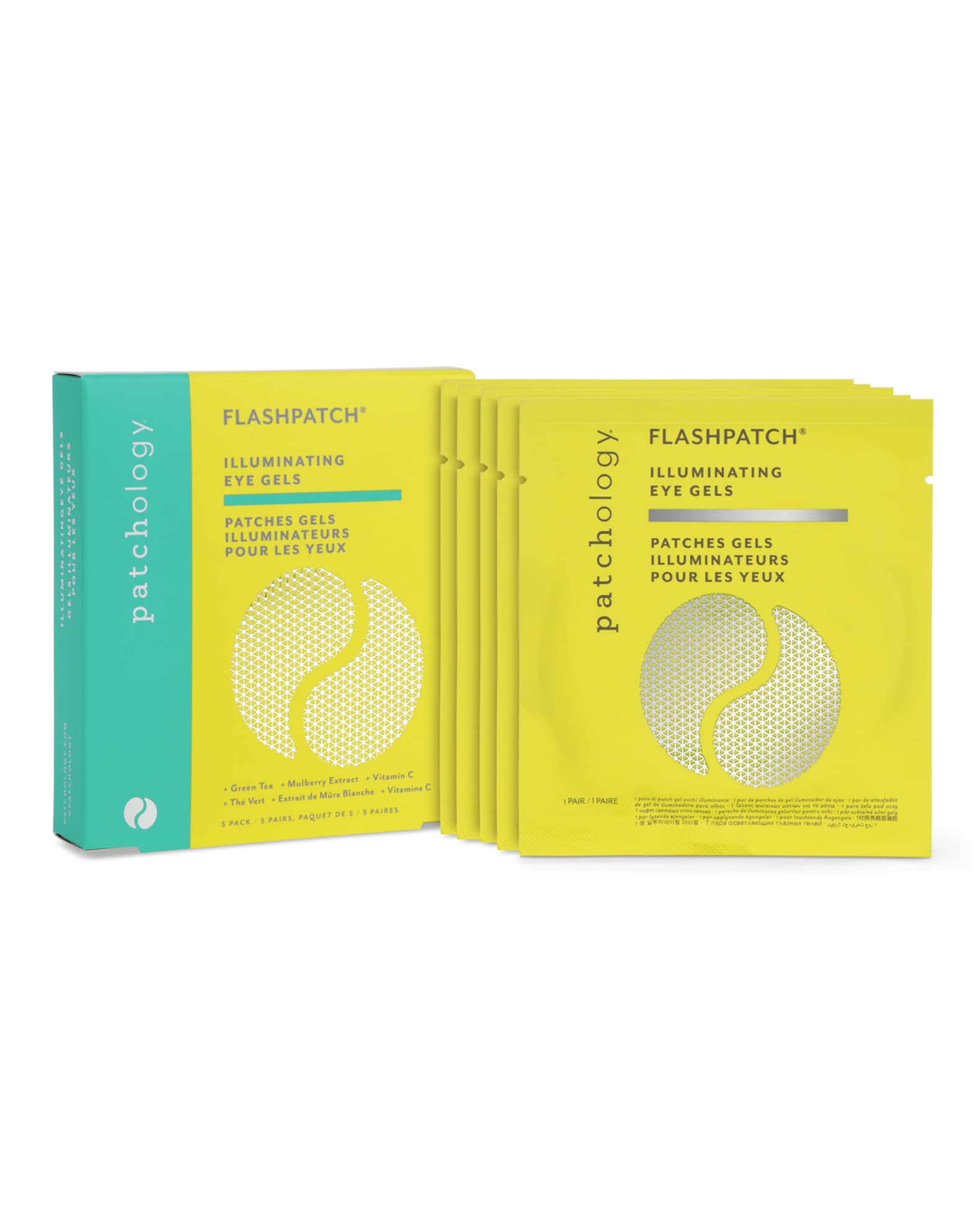 Patchology FlashPatch Illuminating Eye Gels, 5 Pack Neiman Marcus