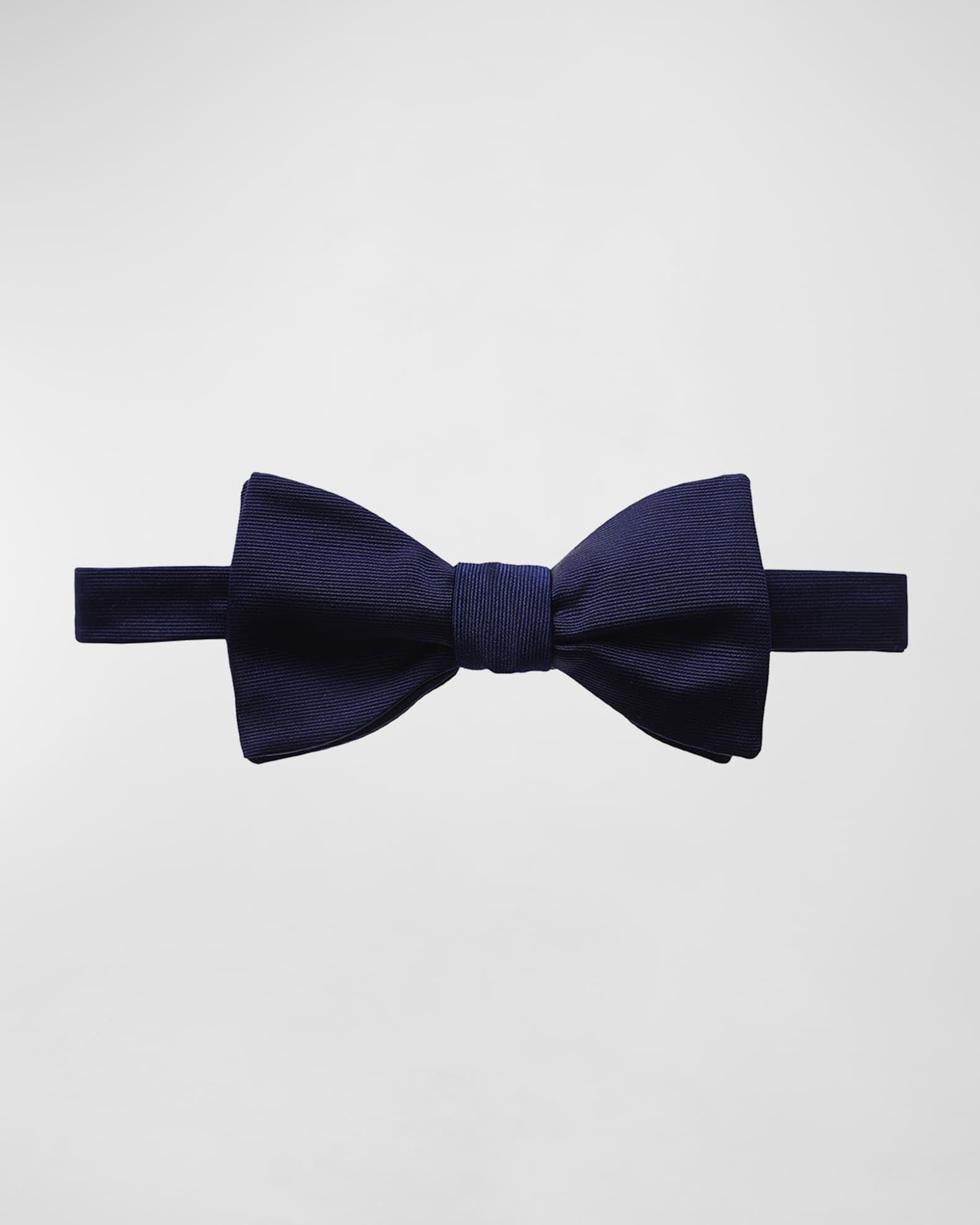 Solid Grosgrain Bow Tie-Ready Tie 0