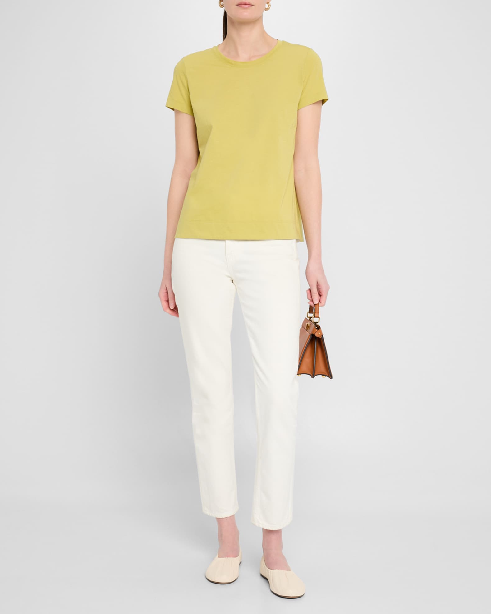 Modern Short-Sleeve Cotton Jersey Tee 1