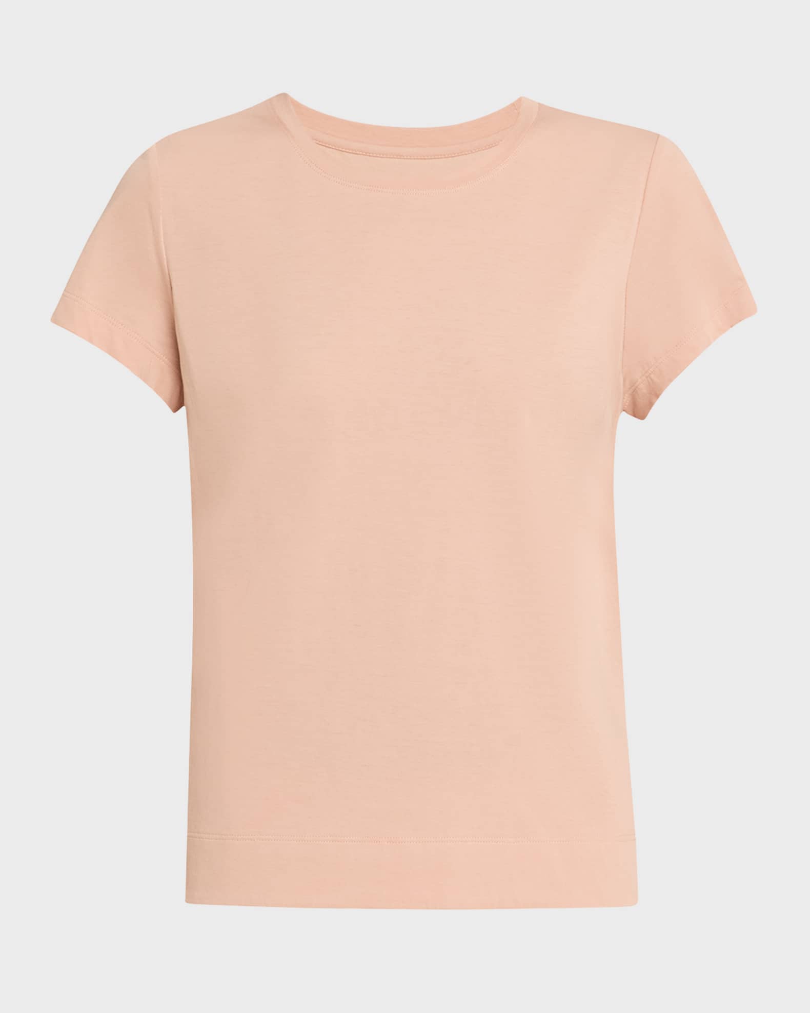 Modern Short-Sleeve Cotton Jersey Tee 0