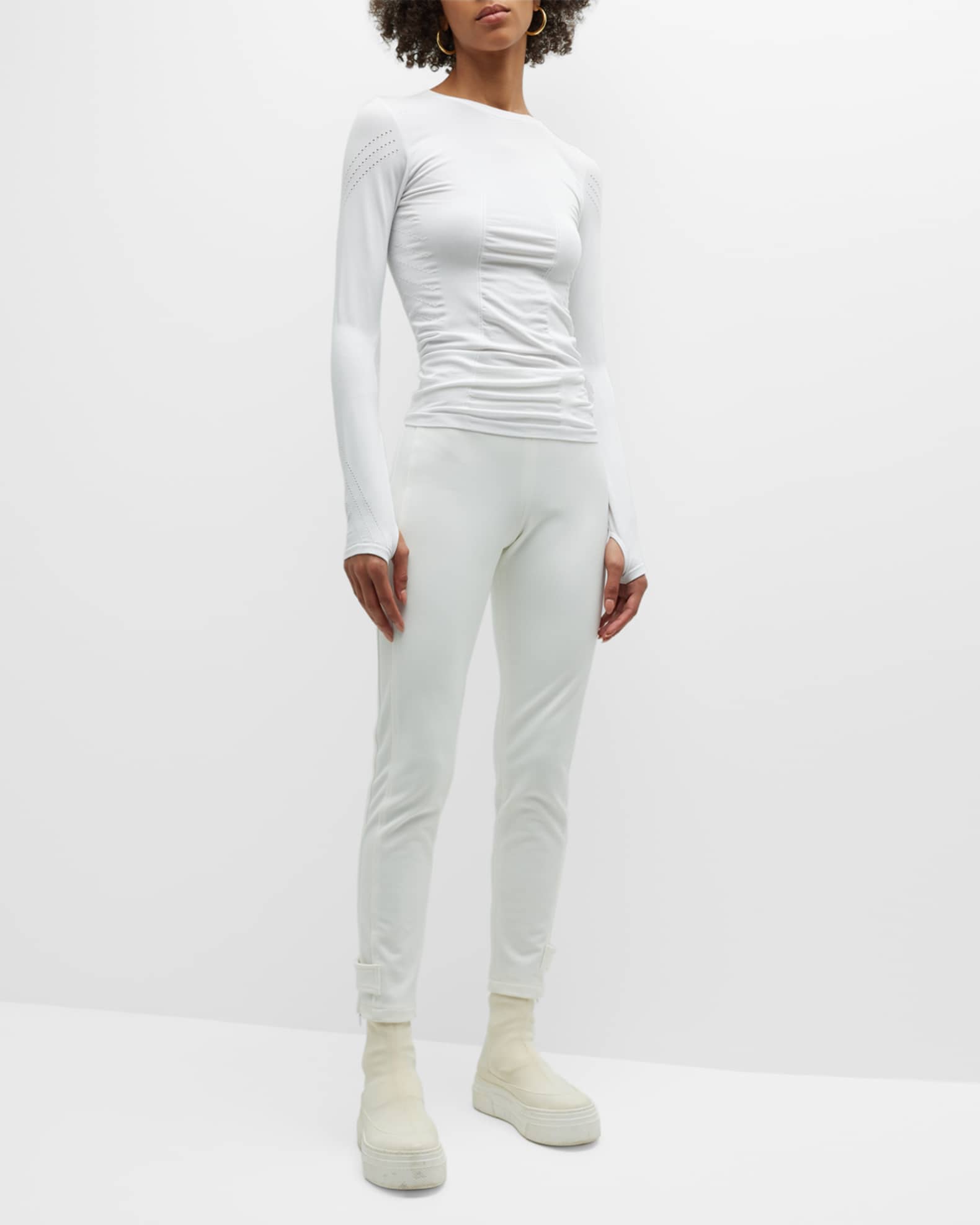 Magnetic Long-Sleeve Mesh Top 1