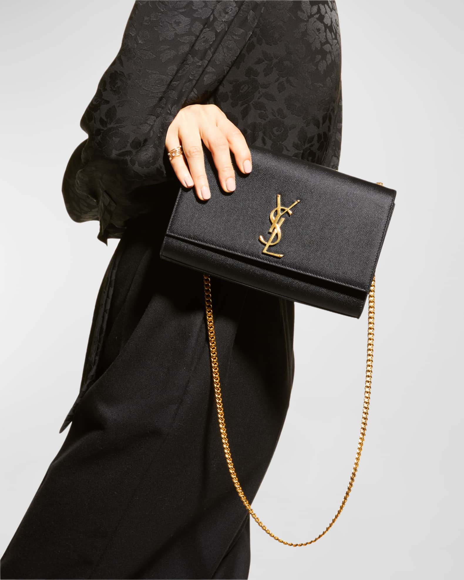 Ysl kate leather shoulder bag top
