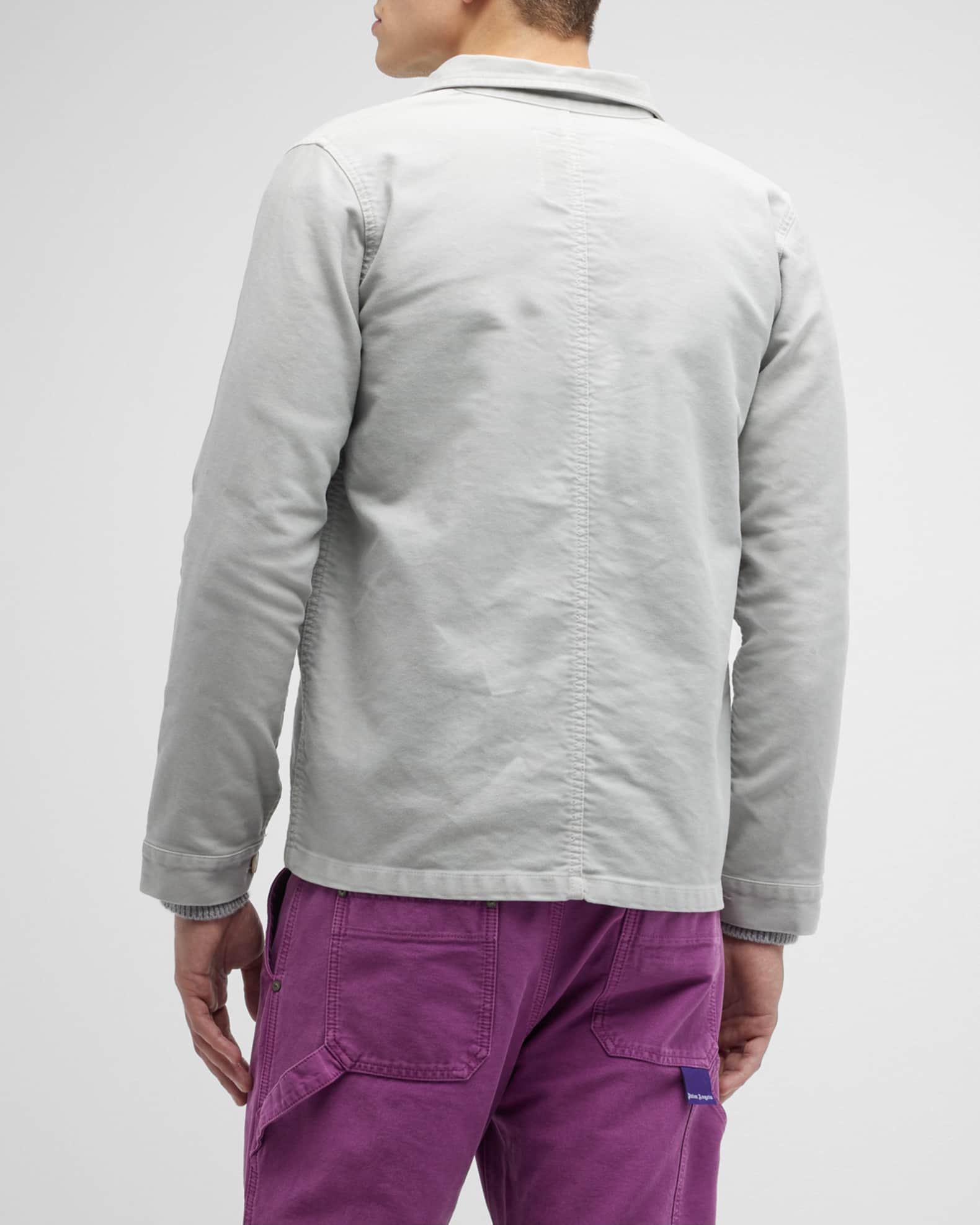 B. x Le Mont St. Michel Men's StoneWashed French Worker Jacket