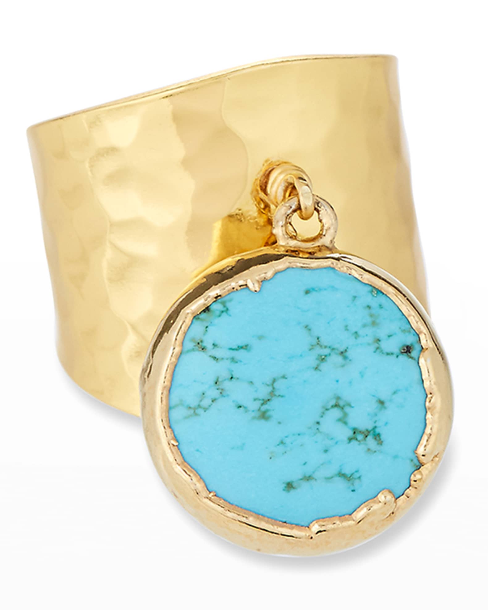 Turquoise Charm Ring 0