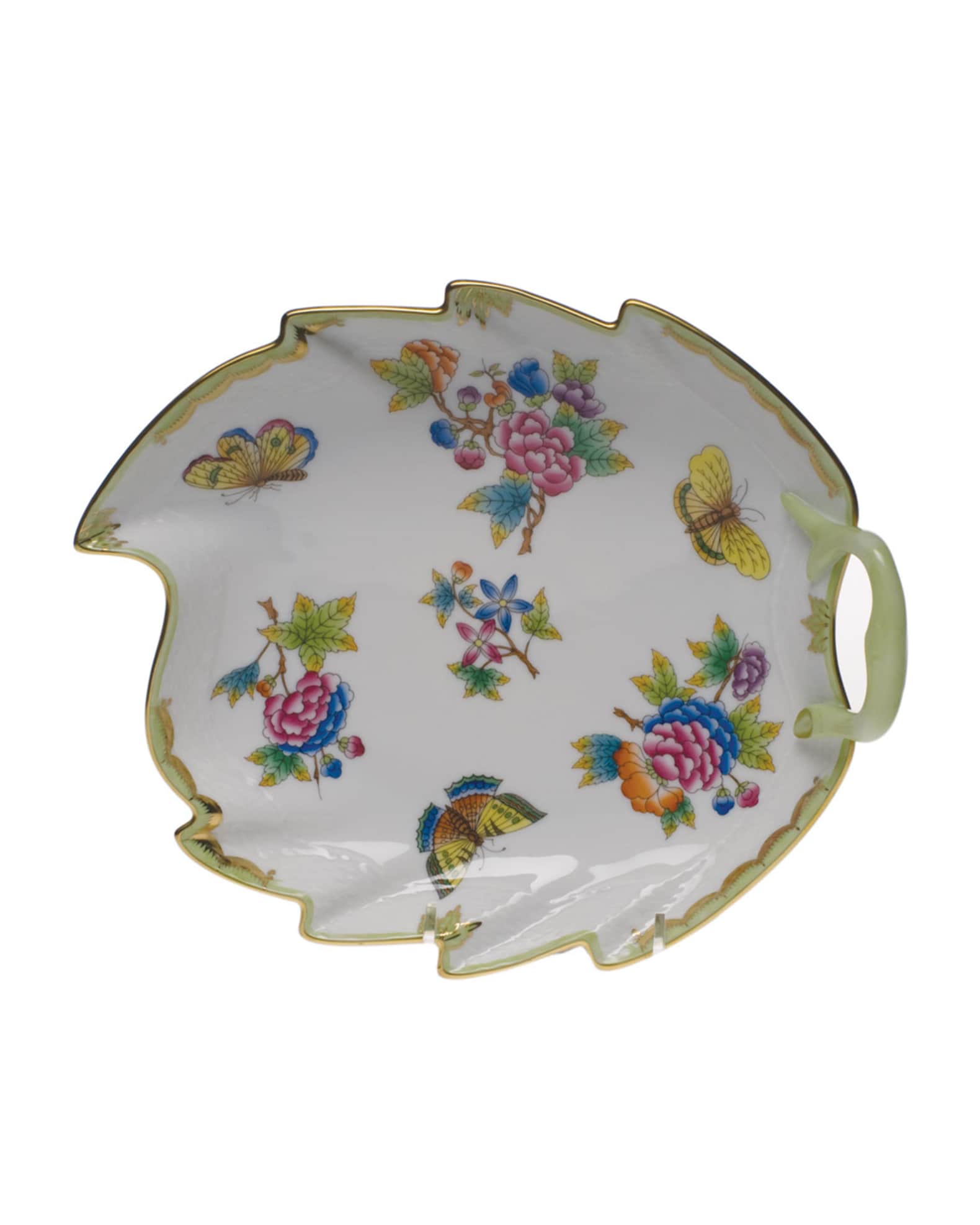 Herend Queen Victoria Leaf Dish