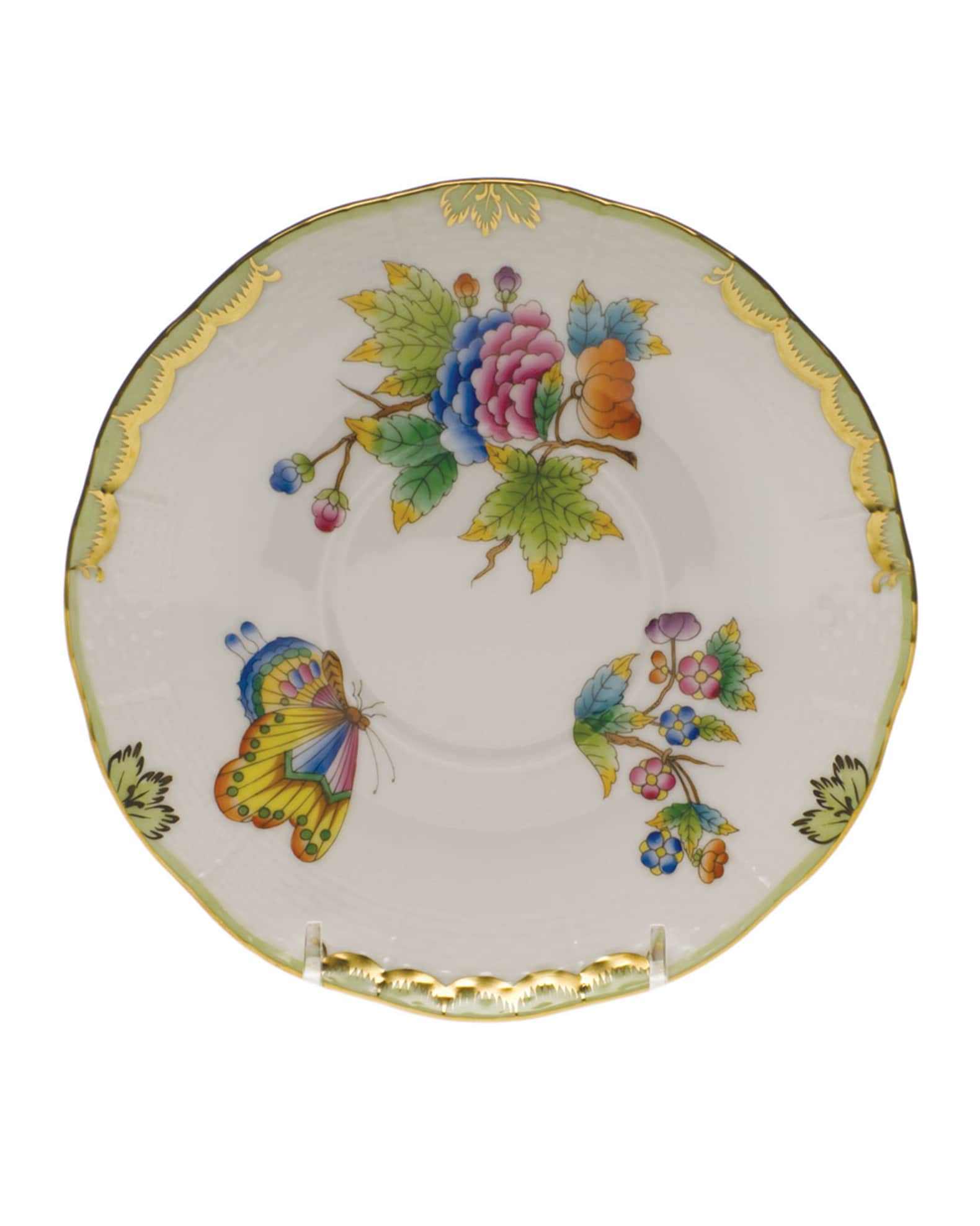 Herend Queen Victoria Covered Bouillon Saucer