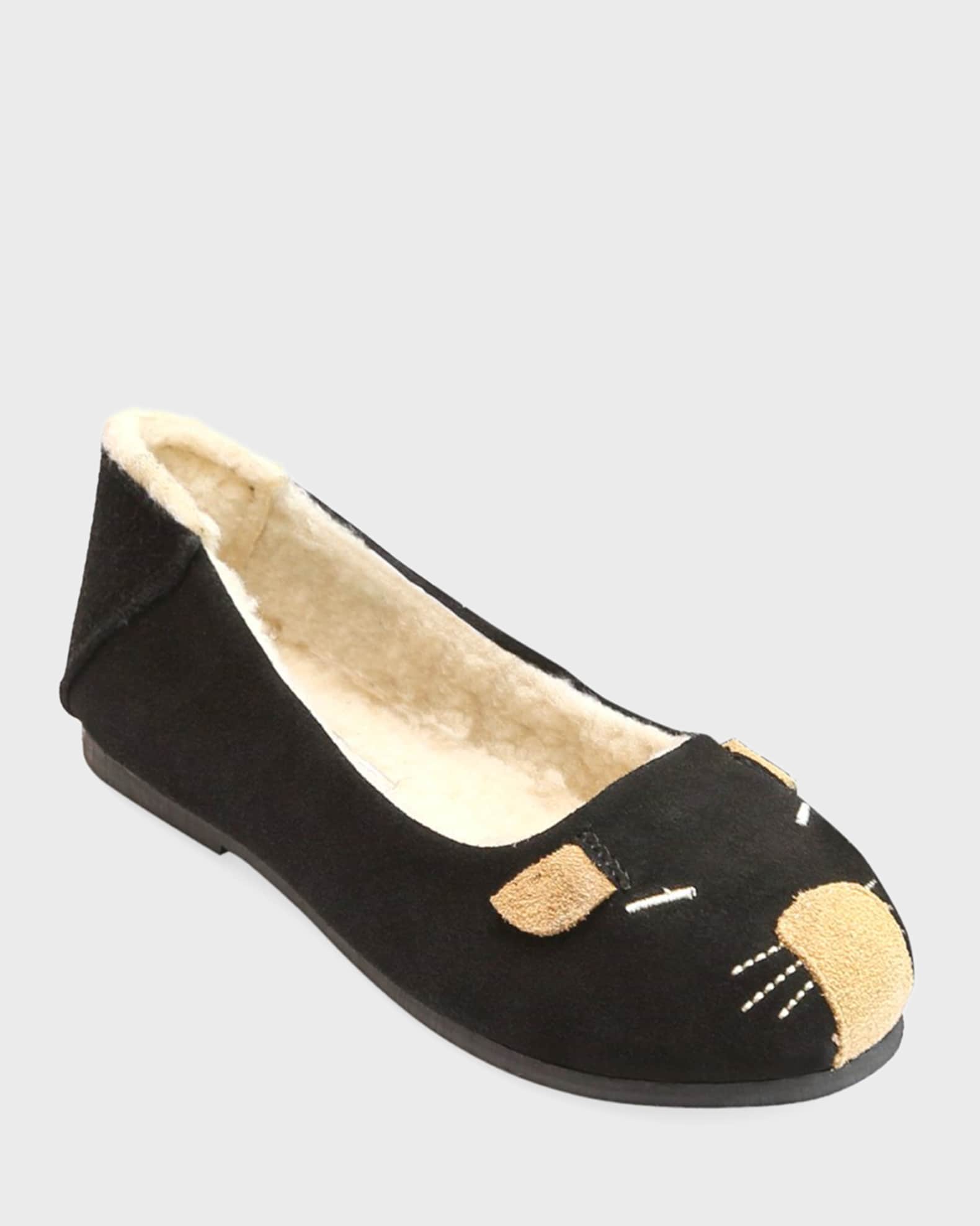 Mousie Embroidered Suede Flats, Baby/Toddler/Kids 0
