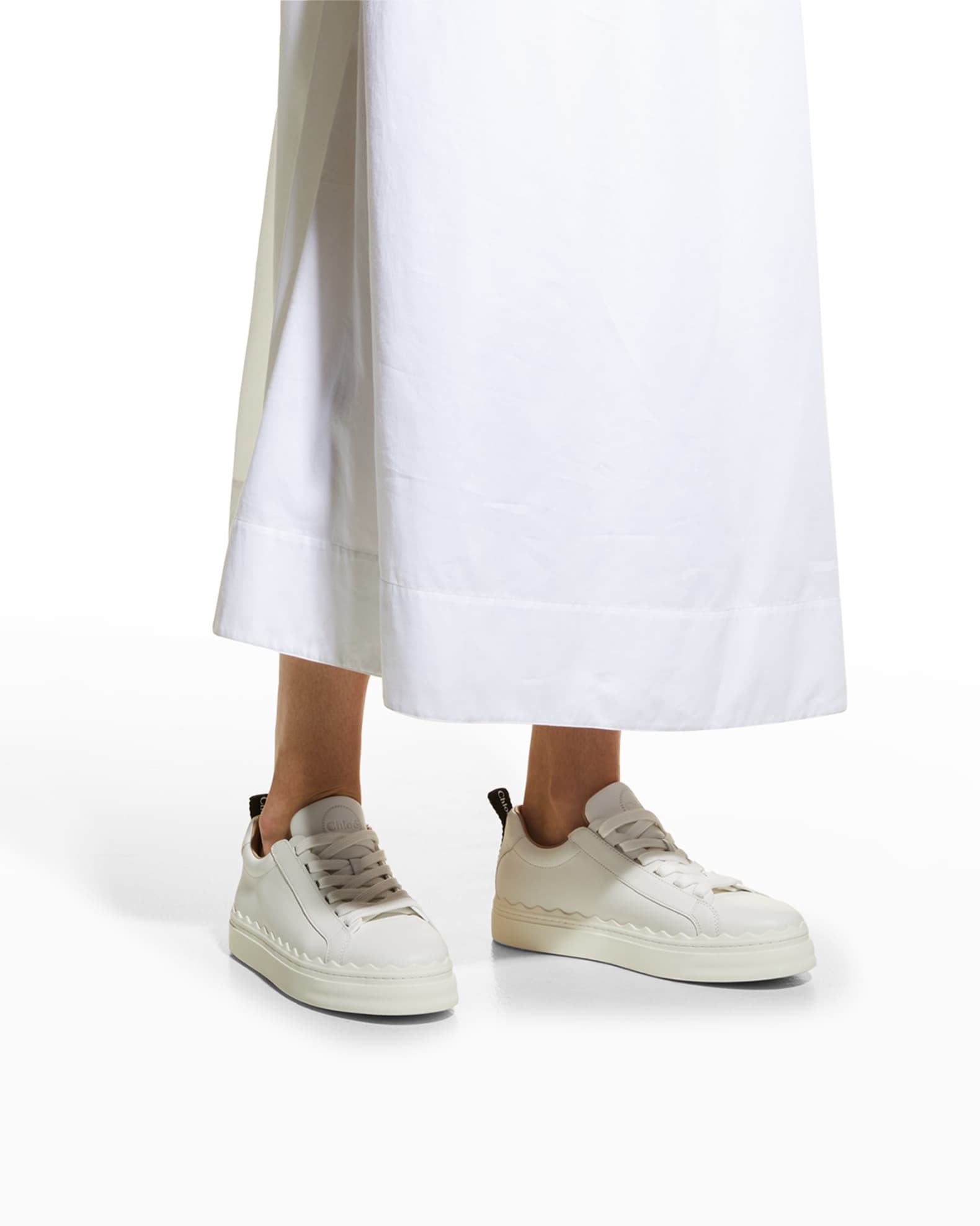 Lauren Low Top Leather Sneakers