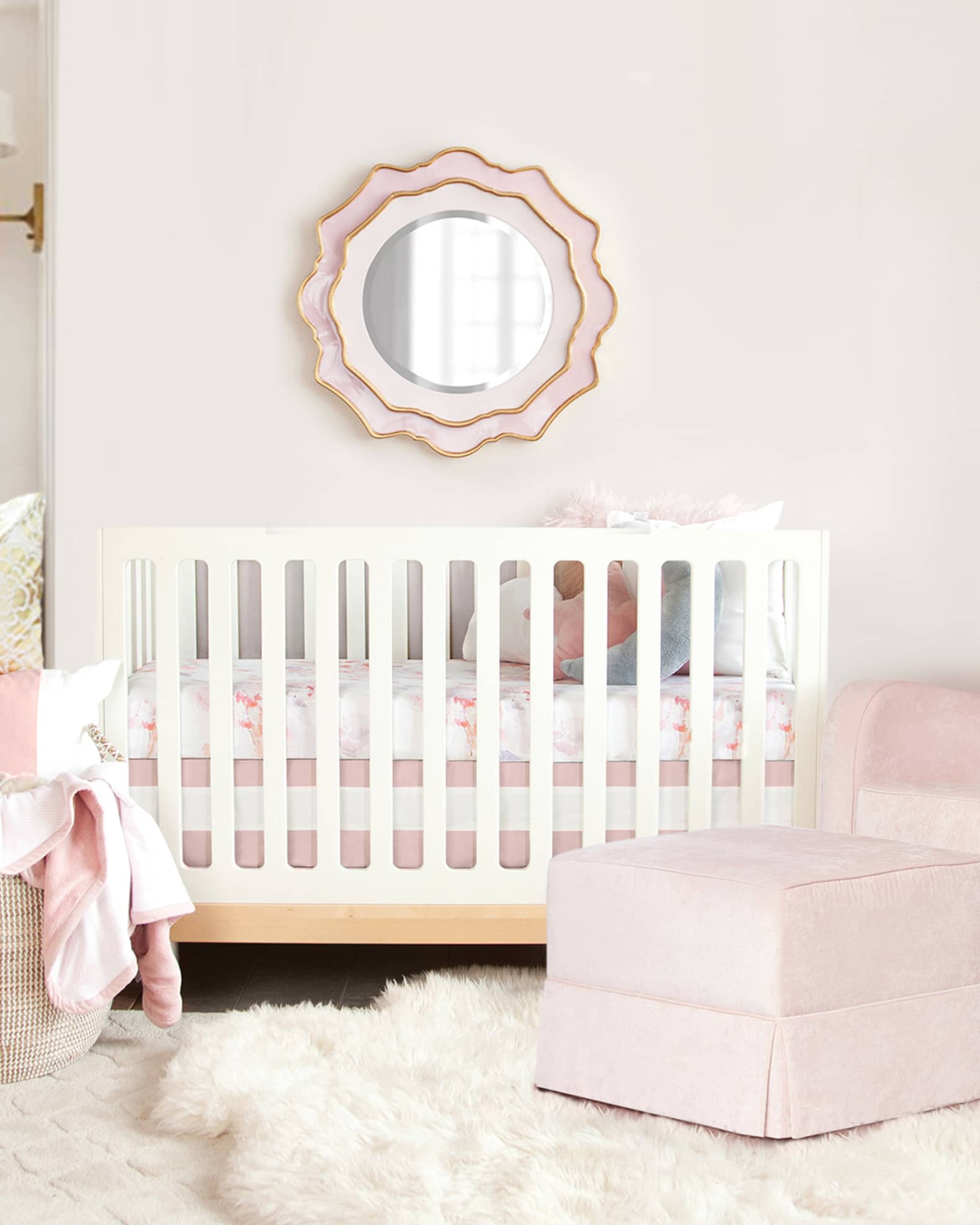 Oilo Studio Prim Jersey Standard Crib Sheet, 2 Pack Neiman Marcus
