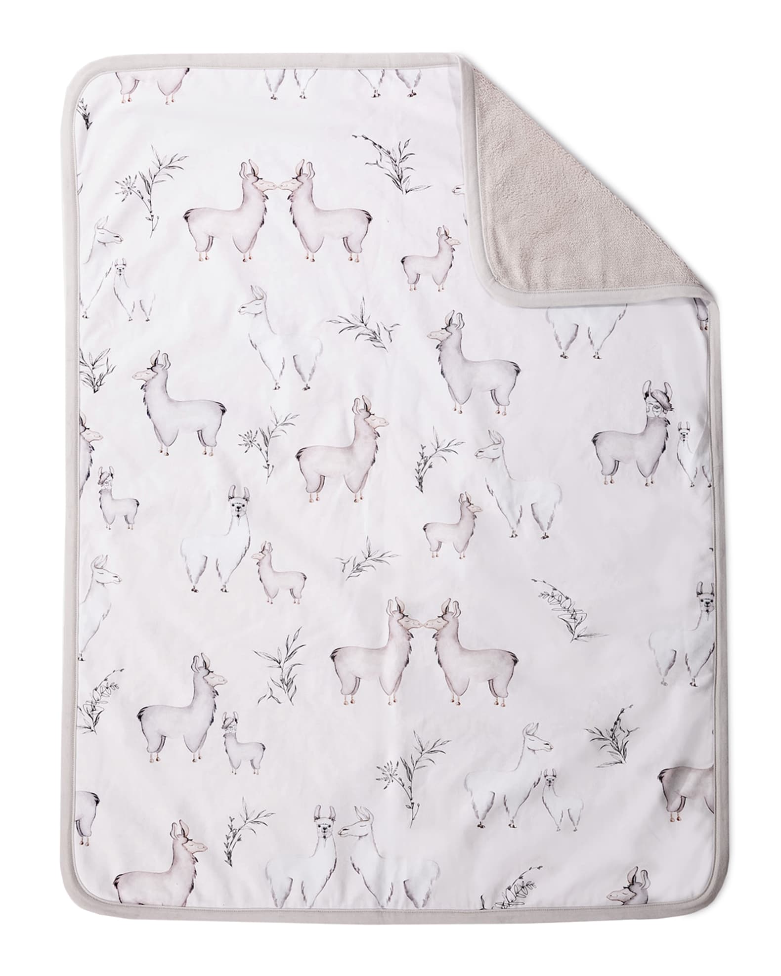 Llama Jersey Cuddle Blanket 1