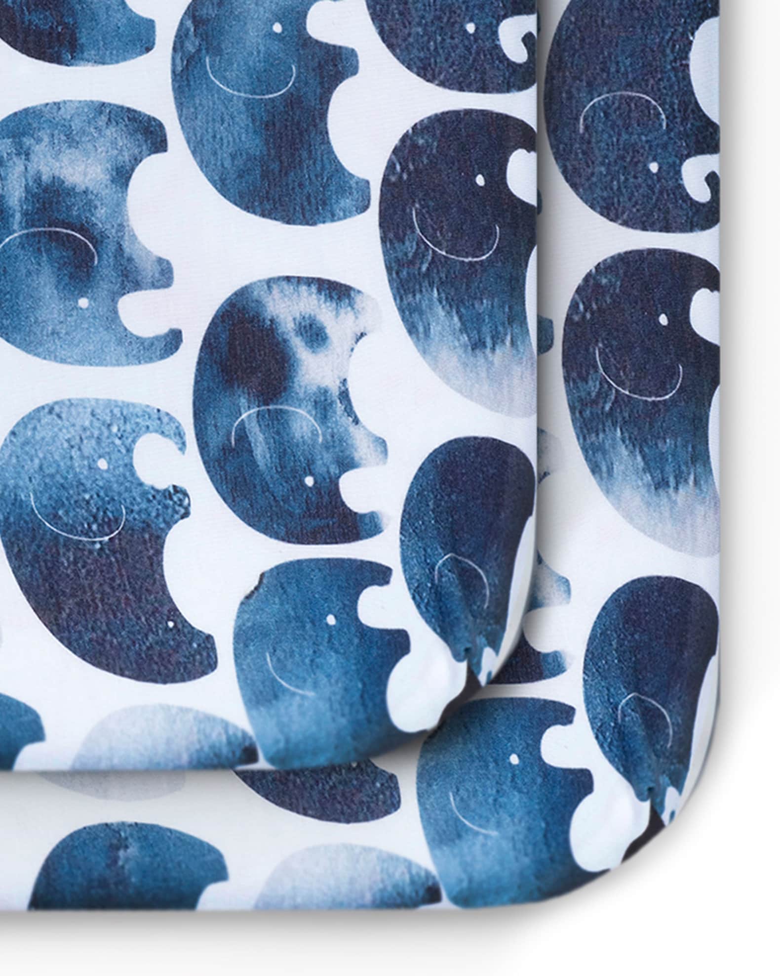Elephant Jersey Standard Crib Sheet 0