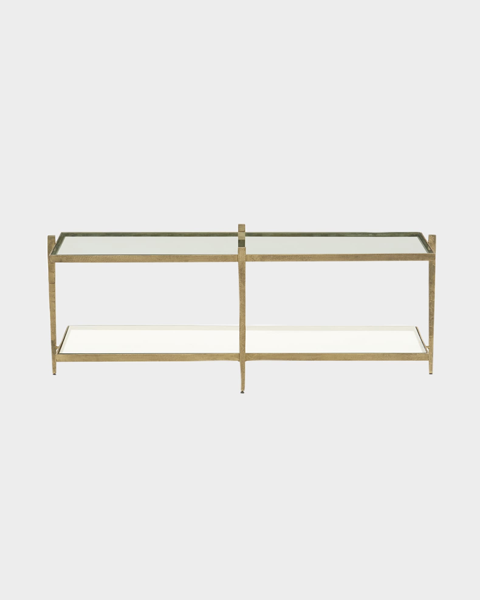 Laforge Antiqued Gold Coffee Table 0