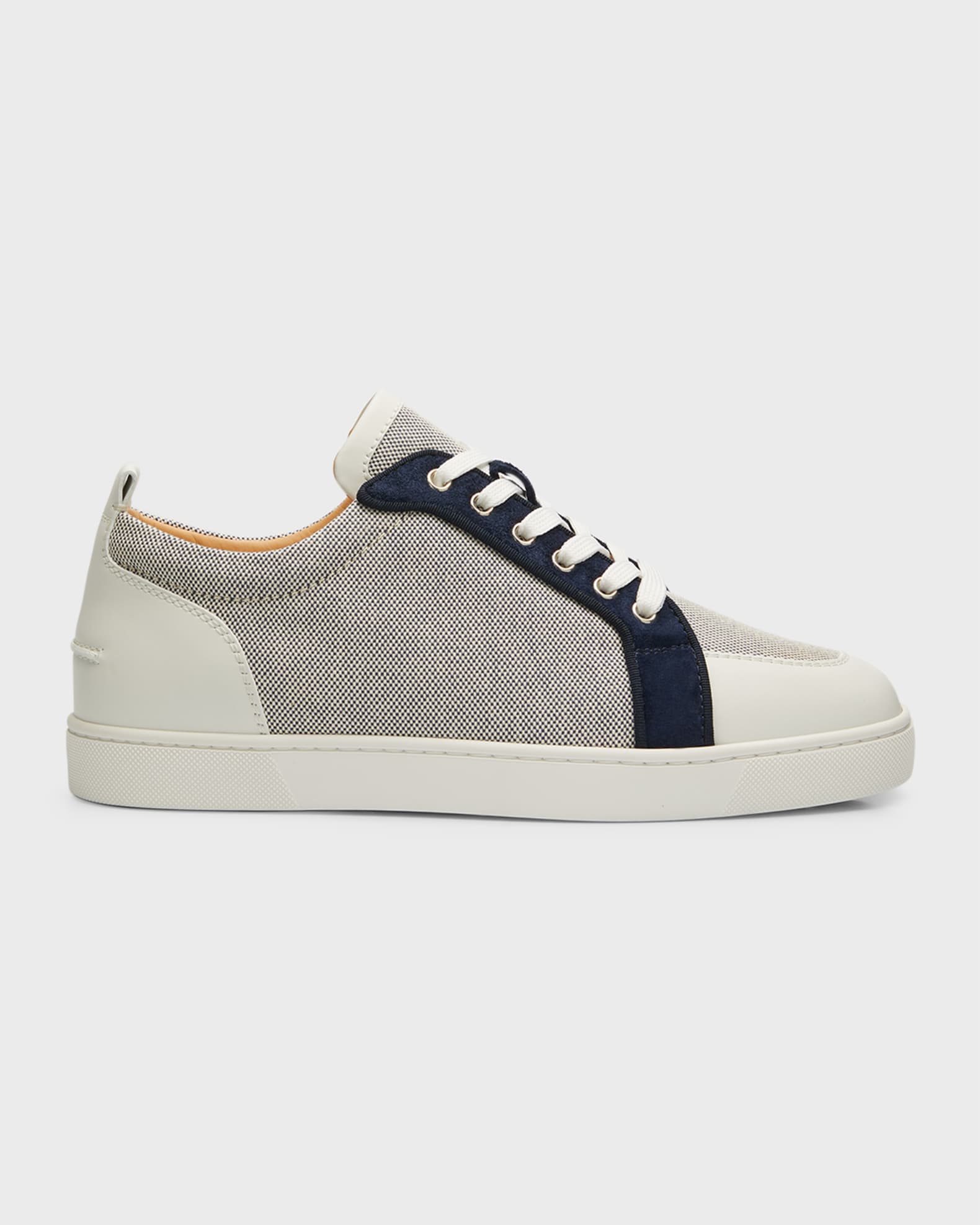 Christian Louboutin Men's Rantu Colorblock Leather Low-Top Sneakers ...