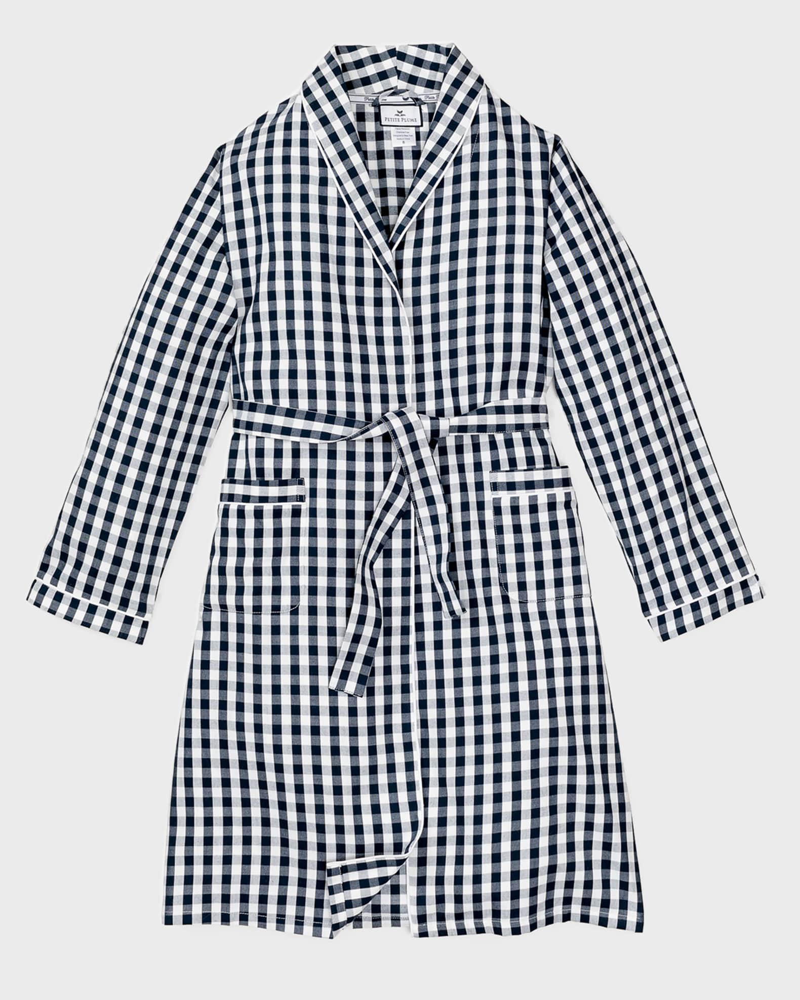 Petite Plume Gingham Robe, Size 2-14