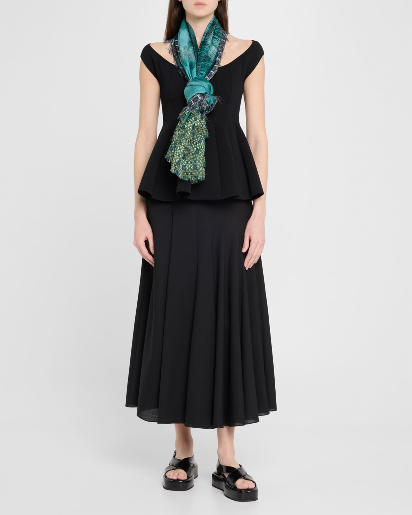 Mascia Aloe Ultrawash Silk Scarf 1