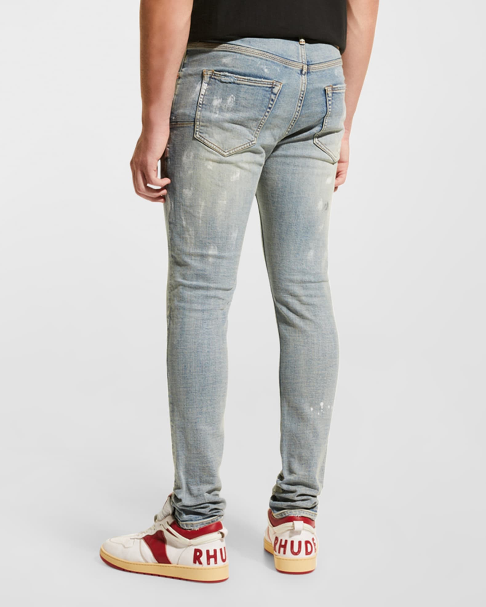 Men's Slim-Fit Distressed Jeans