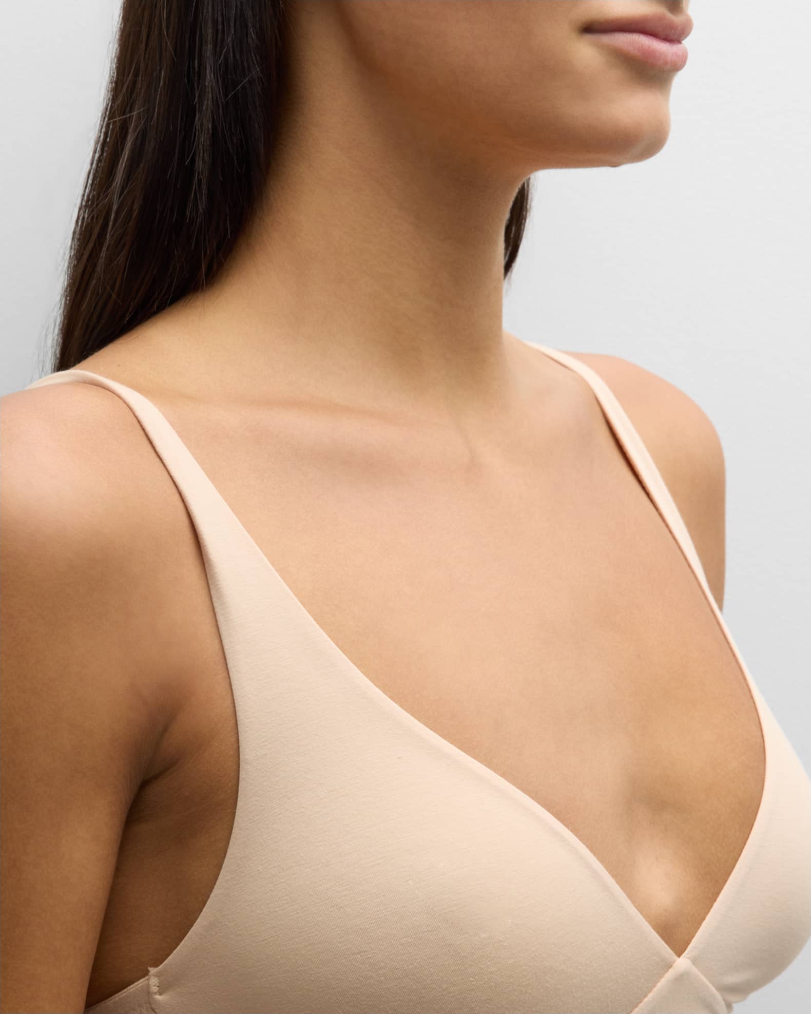 BALENCIAGA Stretch-cotton jersey soft-cup triangle bra