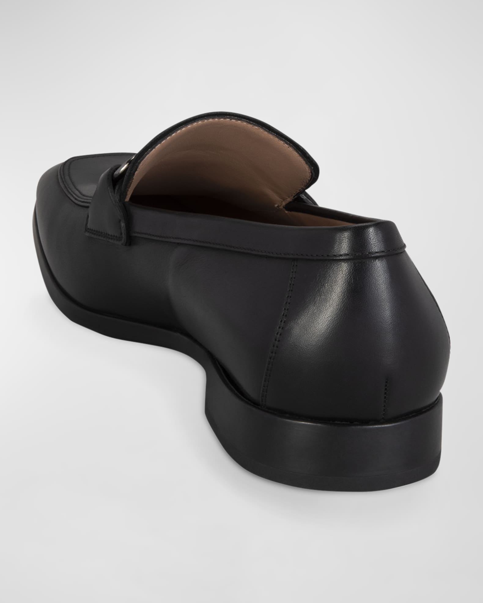 Ferragamo Black Driver Loafers