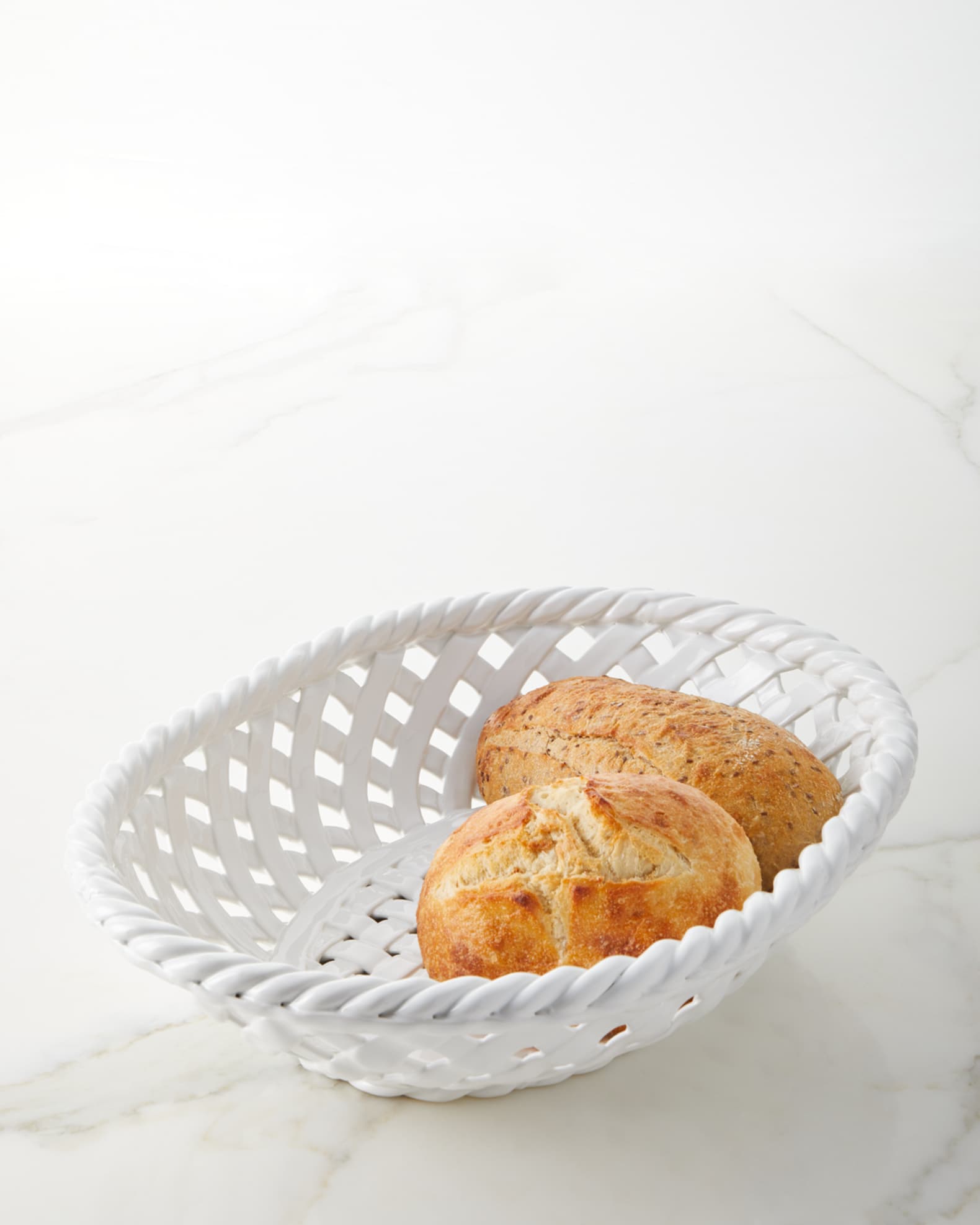 Oval Woven Basket 0