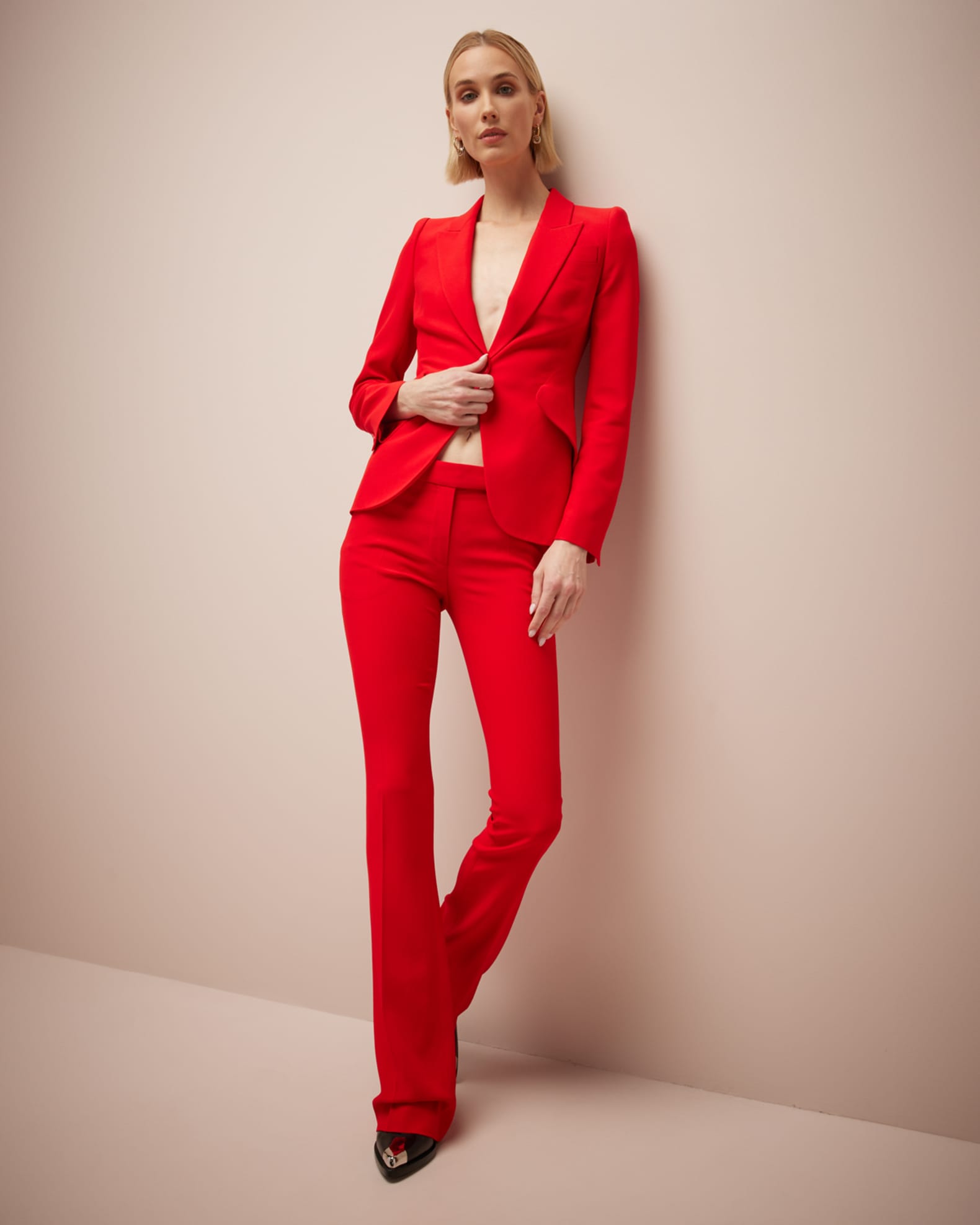 McQueen Classic Suiting Pants | Neiman Marcus McQueen Classic Suiting Pants | Neiman Marcus