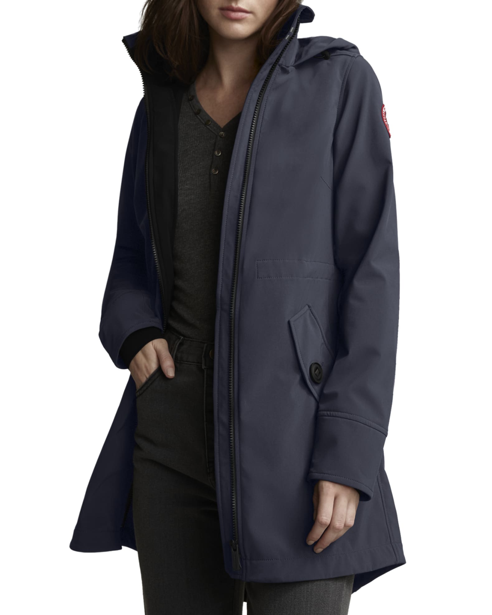 Avery A-Line Hooded Jacket